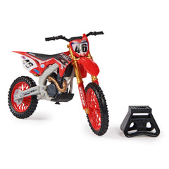 SX SUPERCROSS 1:10 DIE CAST COLLECTOR MOTORCYCLE - JUSTIN HILL