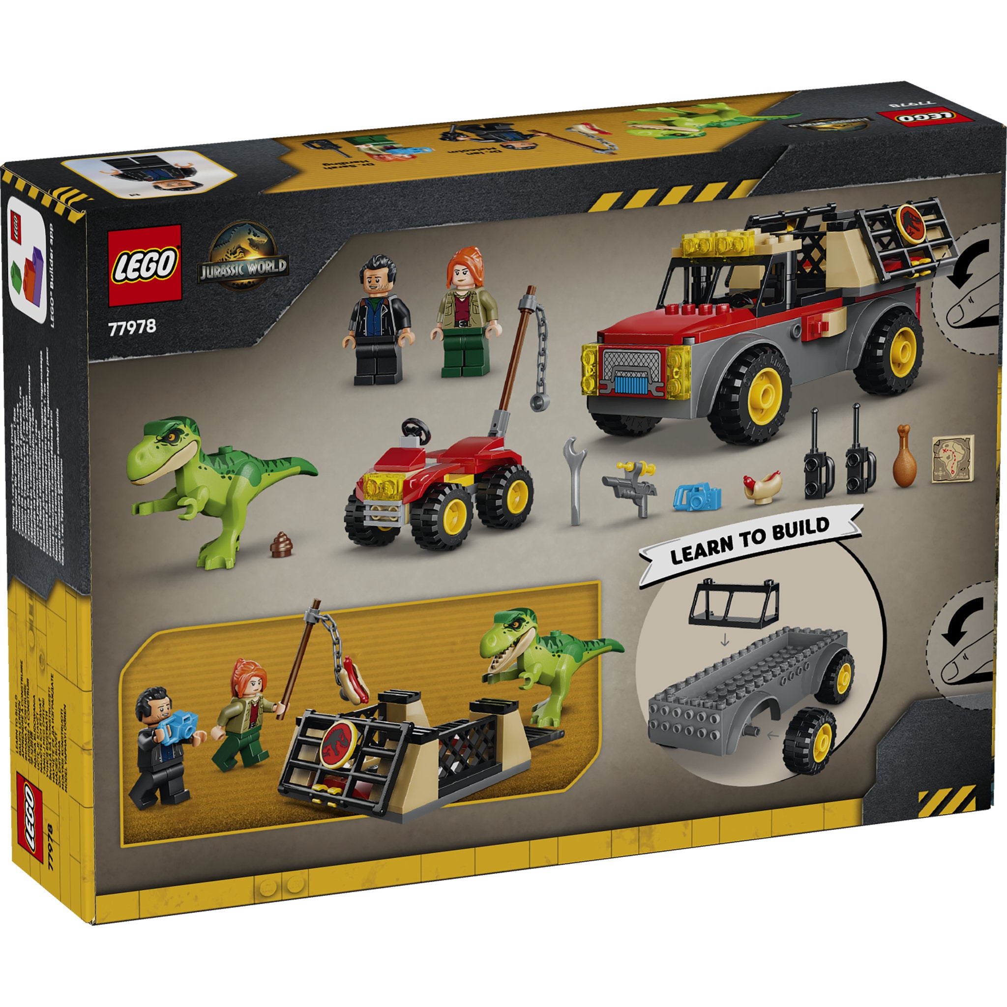 LEGO 77978 Jurassic World Young T.Rex Transport Truck