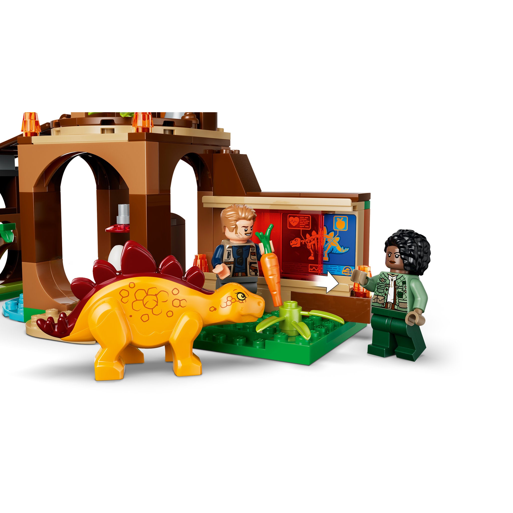 LEGO 77981 Jurassic World Velociraptor, Stegosaurus & Pteranodon Rescue