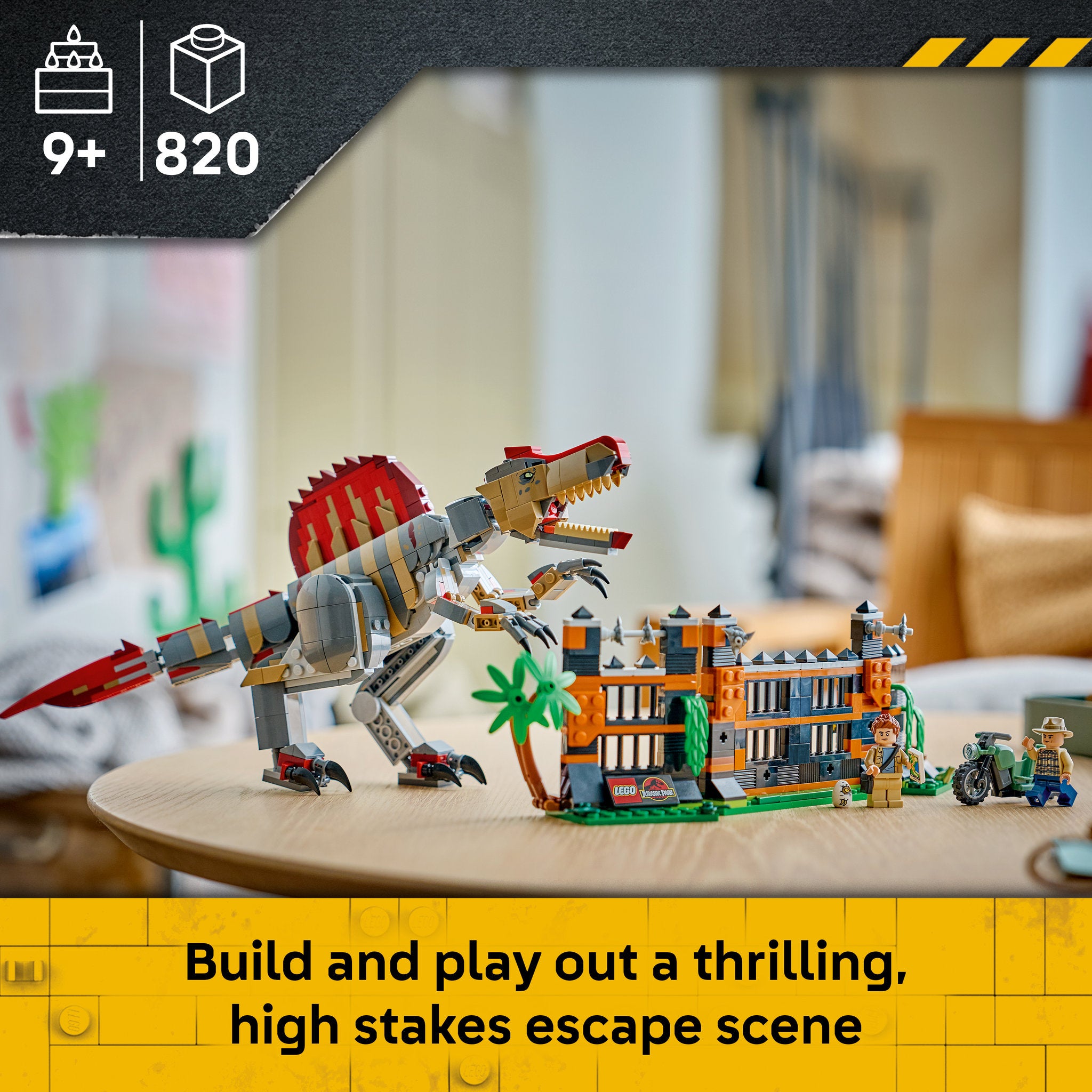 LEGO 77982 Jurassic World Spinosaurus Dinosaur Escape