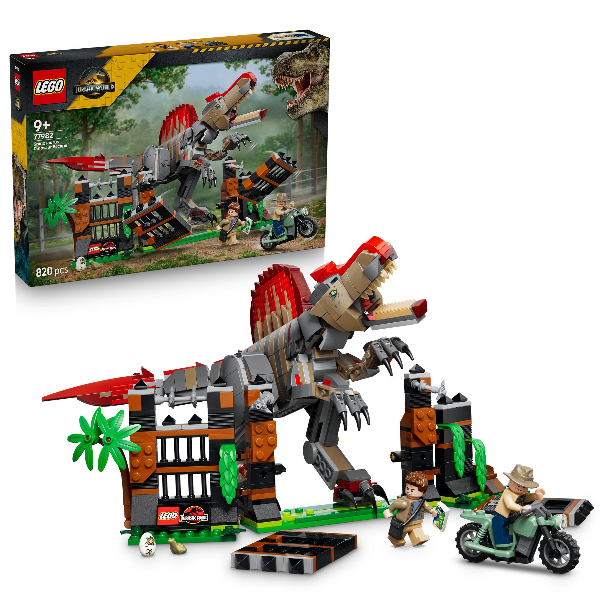 LEGO 77982 Jurassic World Spinosaurus Dinosaur Escape