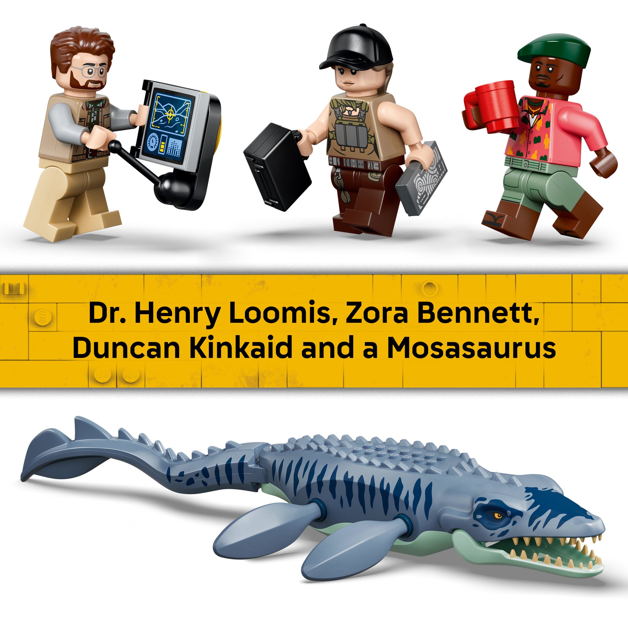 LEGO 77983 Jurassic World Mosasaurus Dinosaur Boat Attack