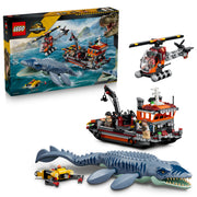 LEGO 77983 Jurassic World Mosasaurus Dinosaur Boat Attack