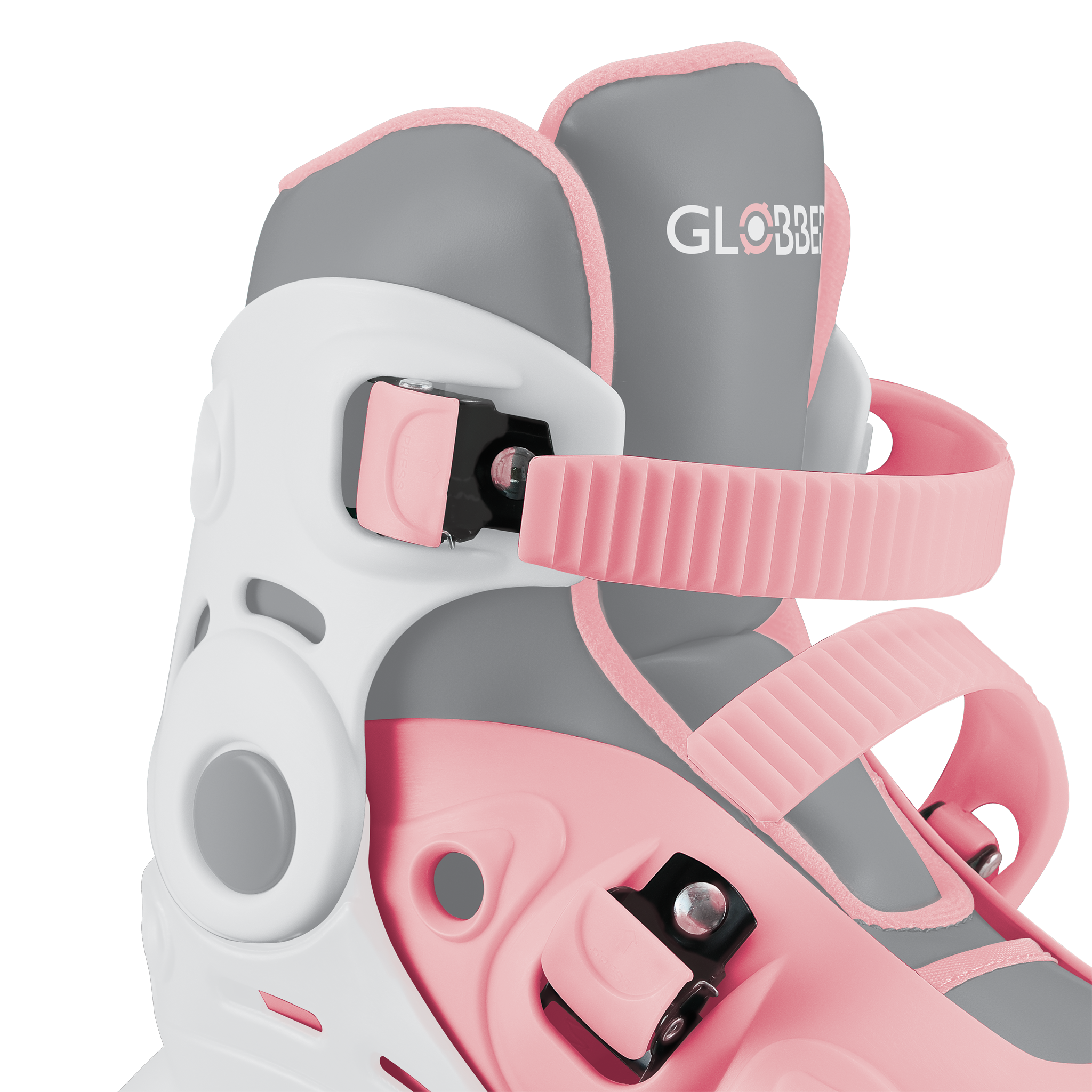 Globber Learning Inline Skates 2 in 1 Size S/M - Pastel Pink