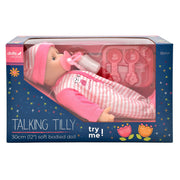 Dolls World Talking Tilly Baby Doll & Accessories