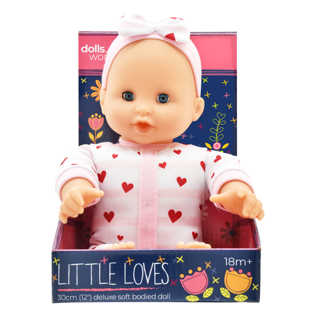 Dolls World 30cm Pacific Little Loves Baby Doll Assorted Styles