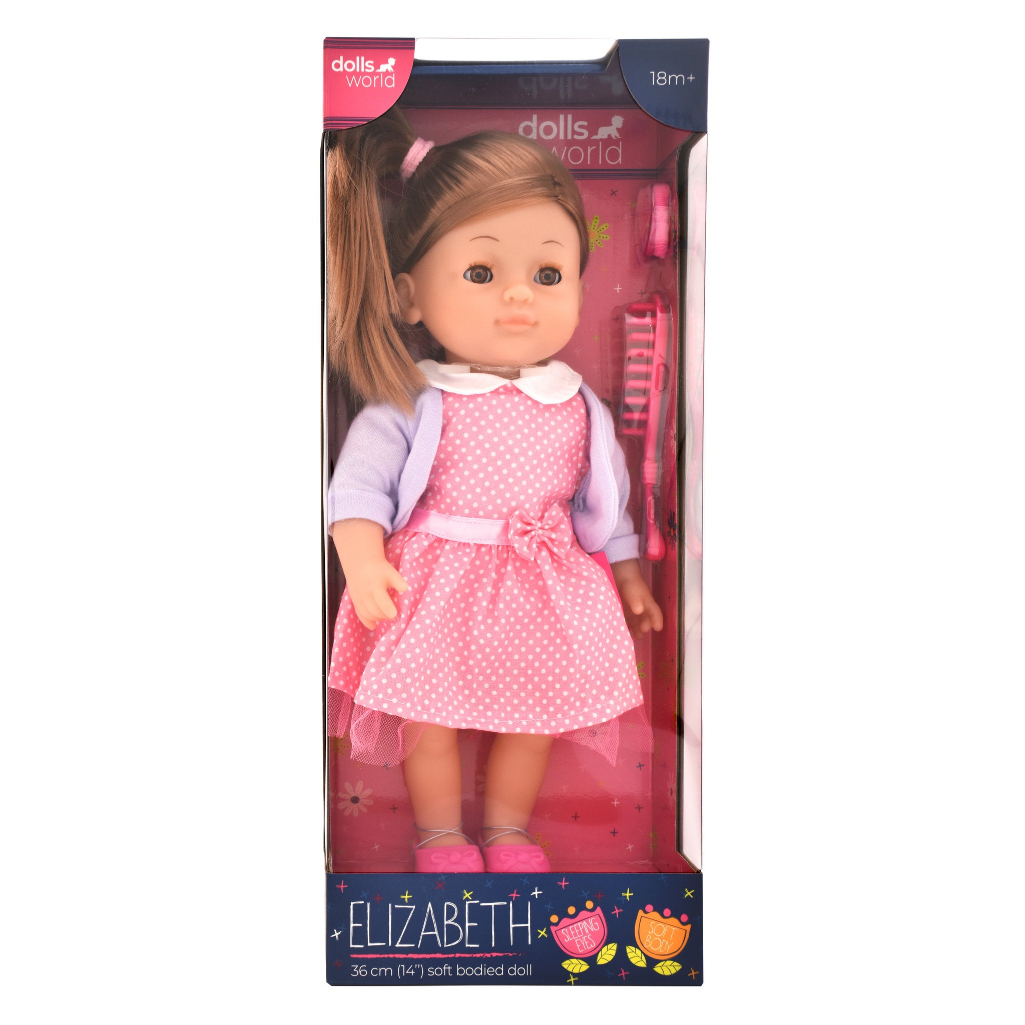 Dolls World 14 Inch Doll Set - Elizabeth - Toyworld Australia
