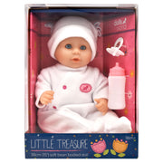 Dolls World Little Treasure Baby Doll - White Outfit