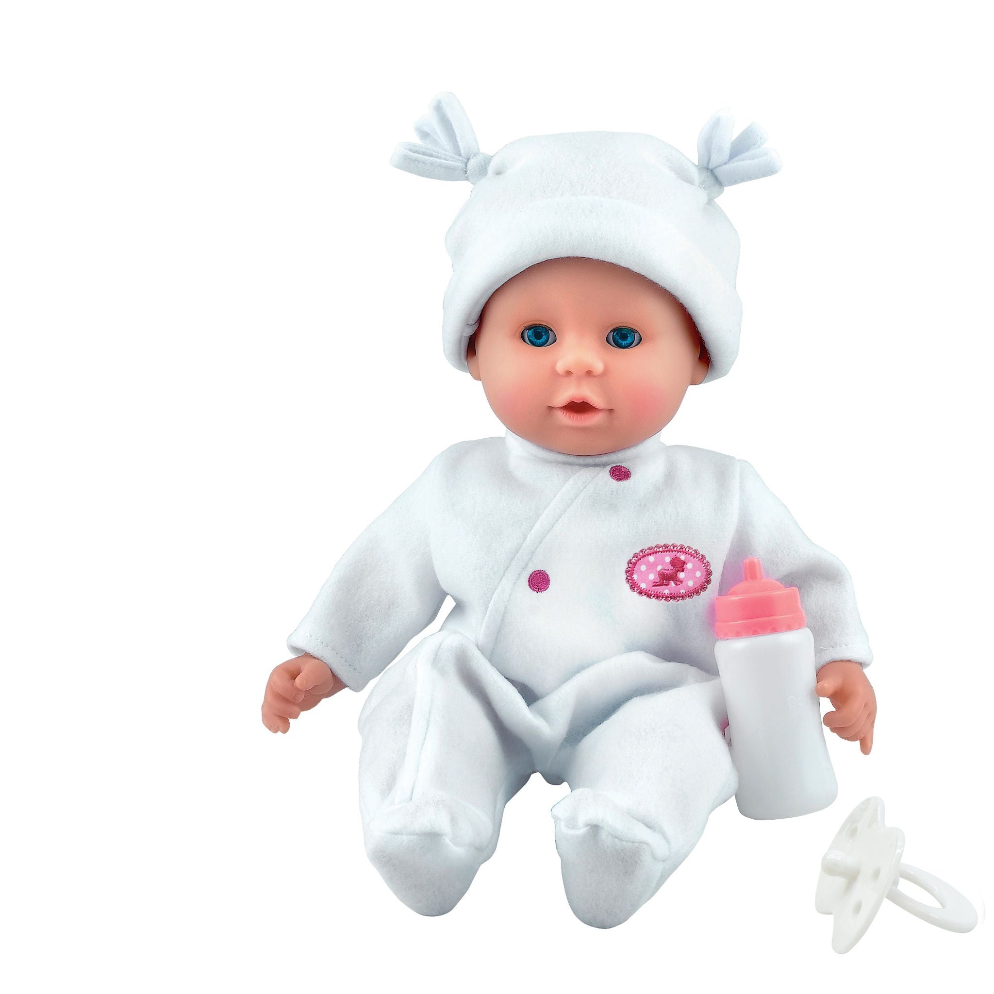 Dolls World Little Treasure Baby Doll - White Outfit