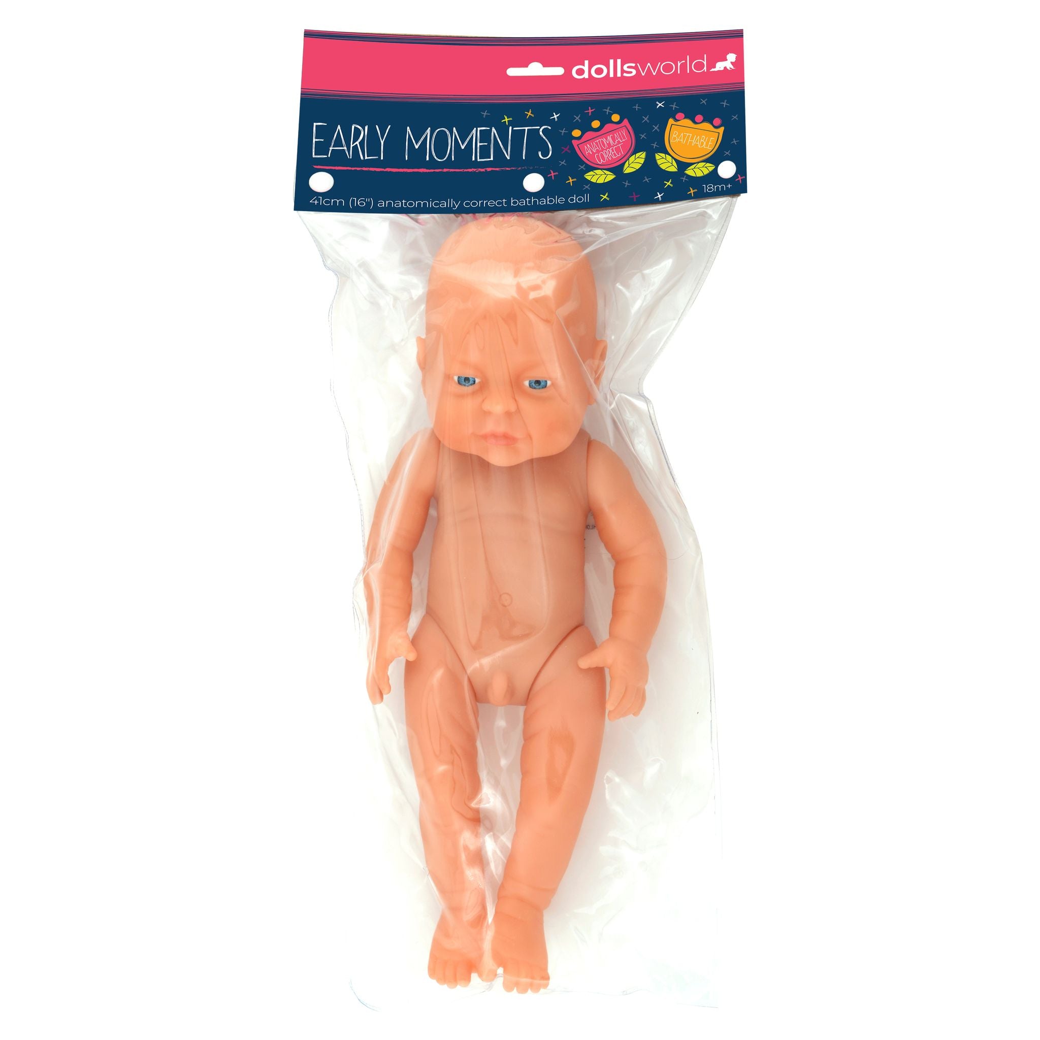 Dolls World Early Moments 41cm Doll - Boy
