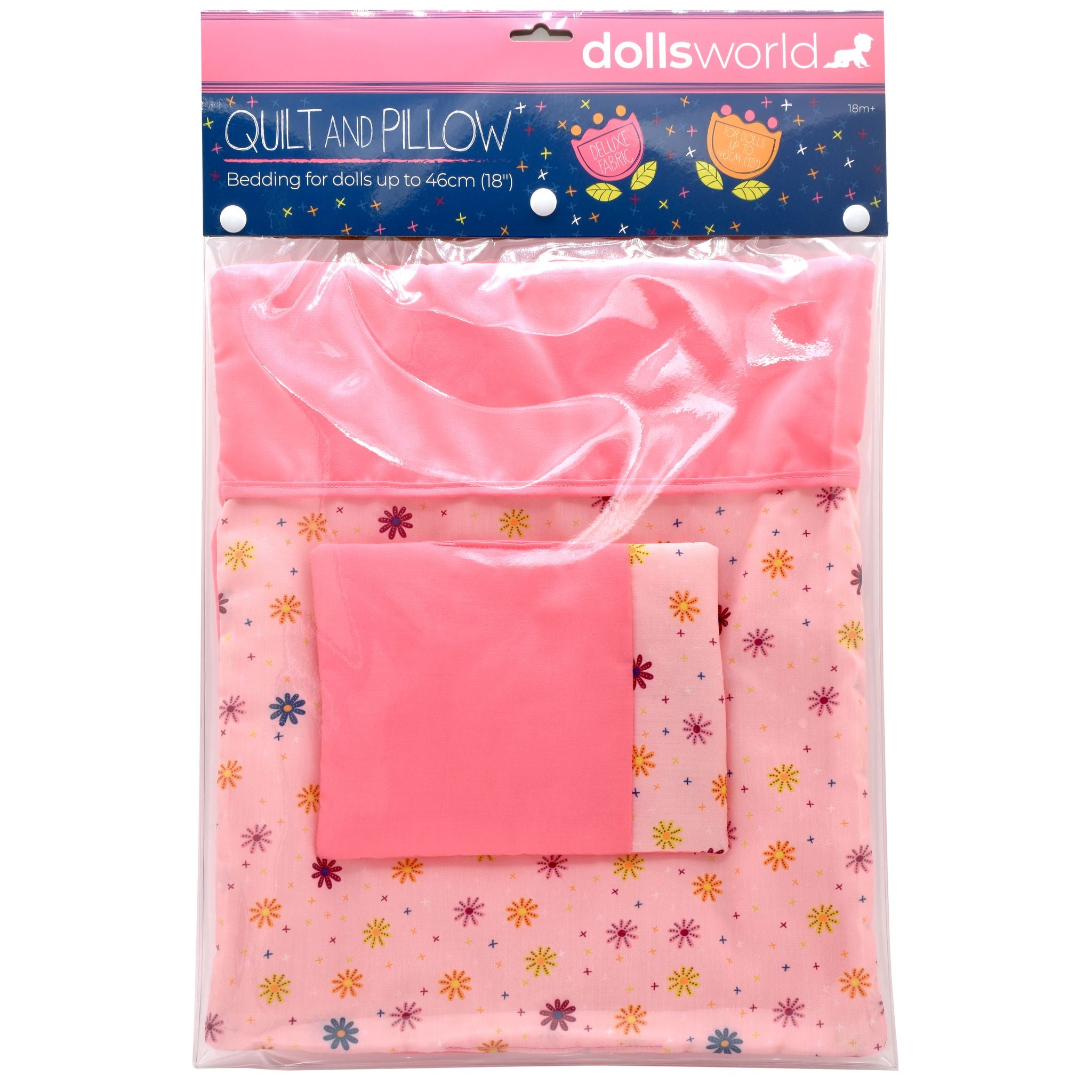 Dolls World Quilt & Pillow Set