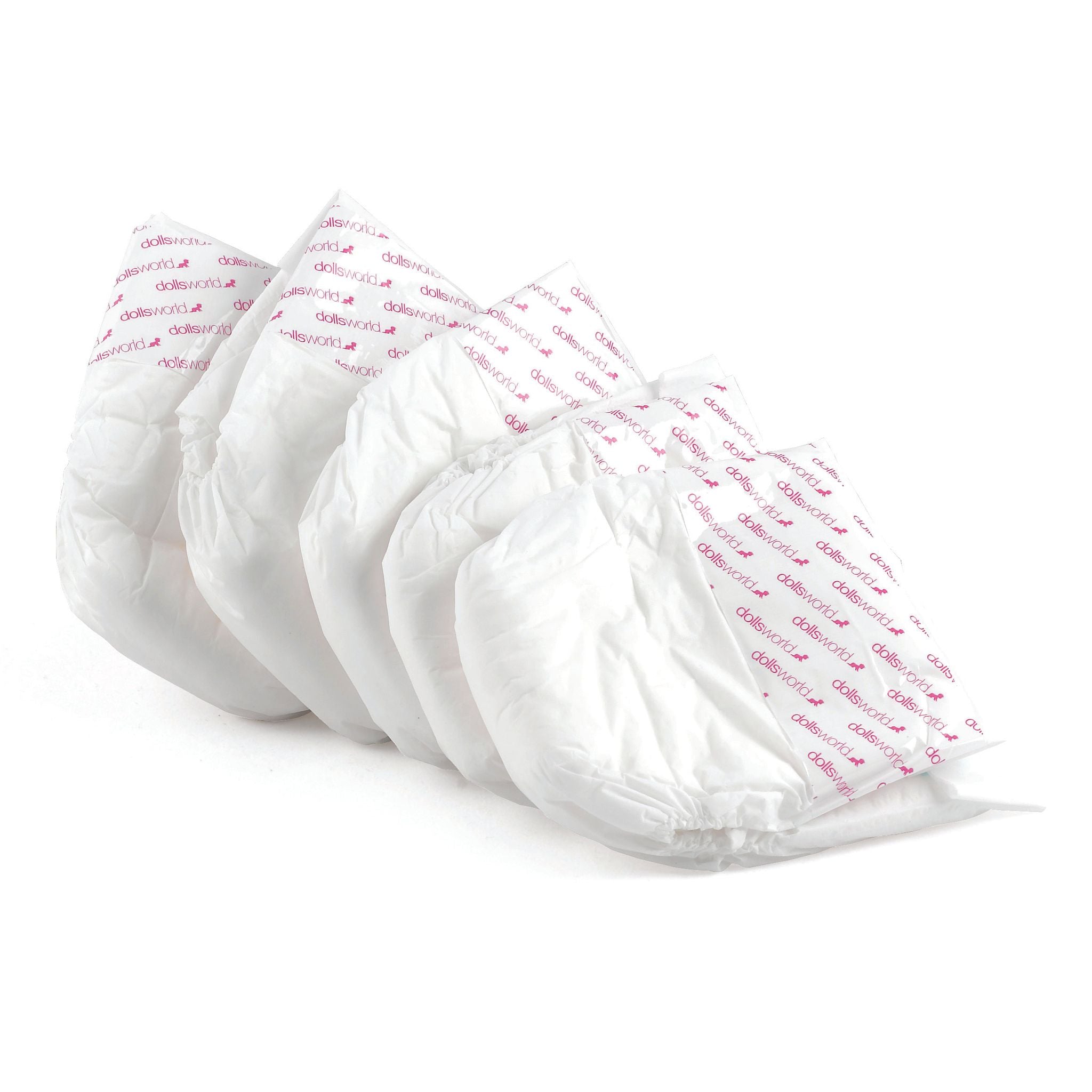 Dolls World Nappies 5 Pack