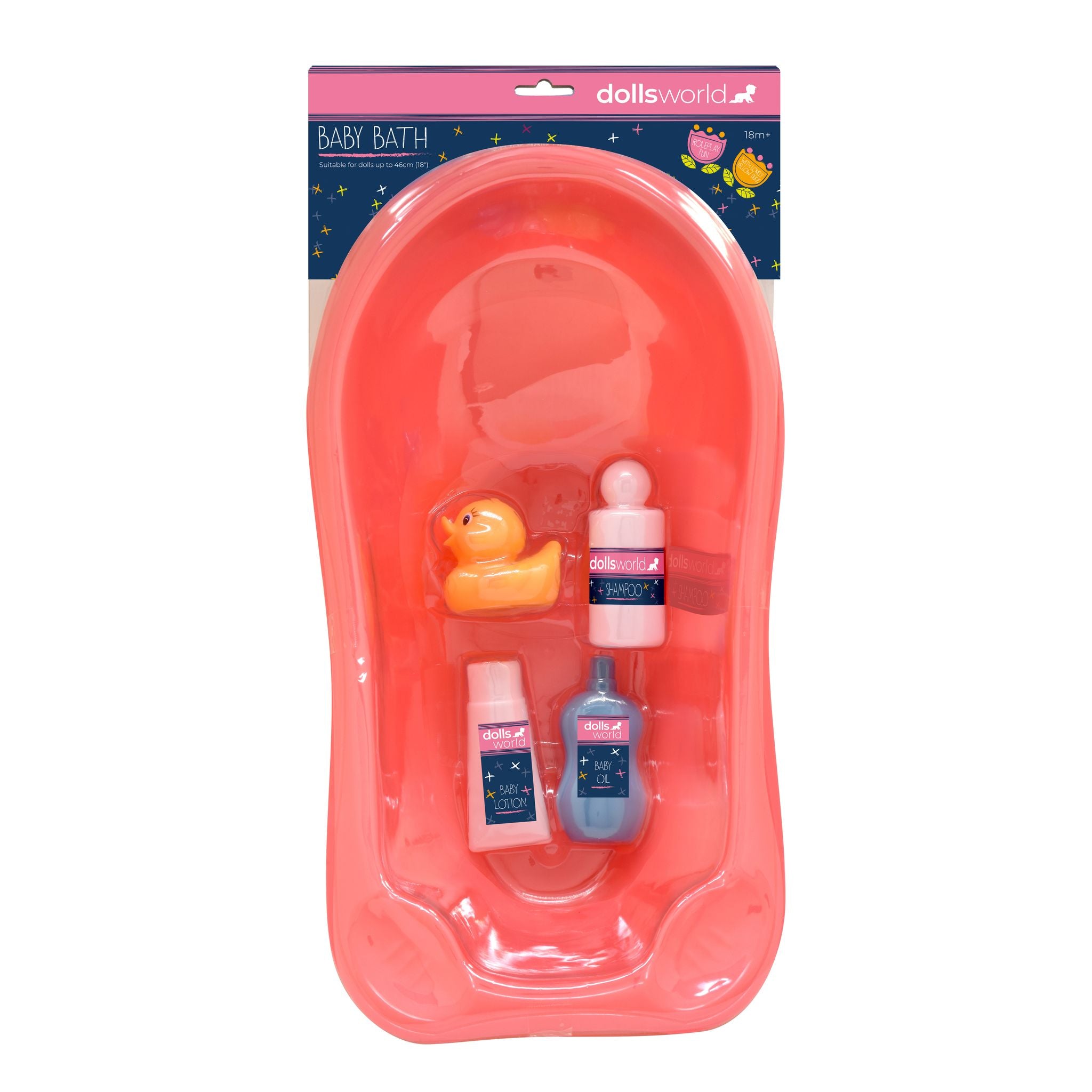 Dolls World Baby Doll Bath Set