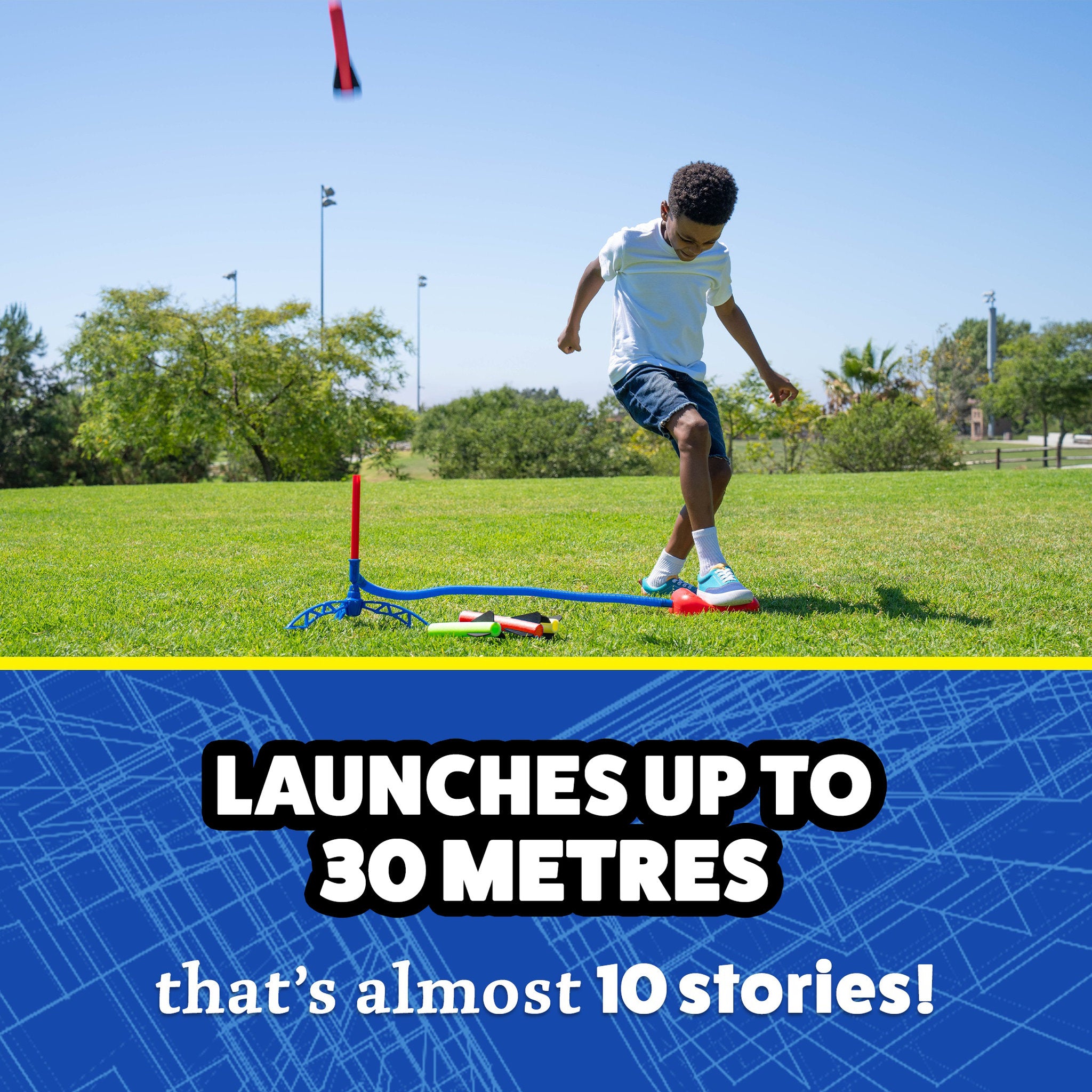 Stomp Rocket 6 Pack Junior Rocket Set