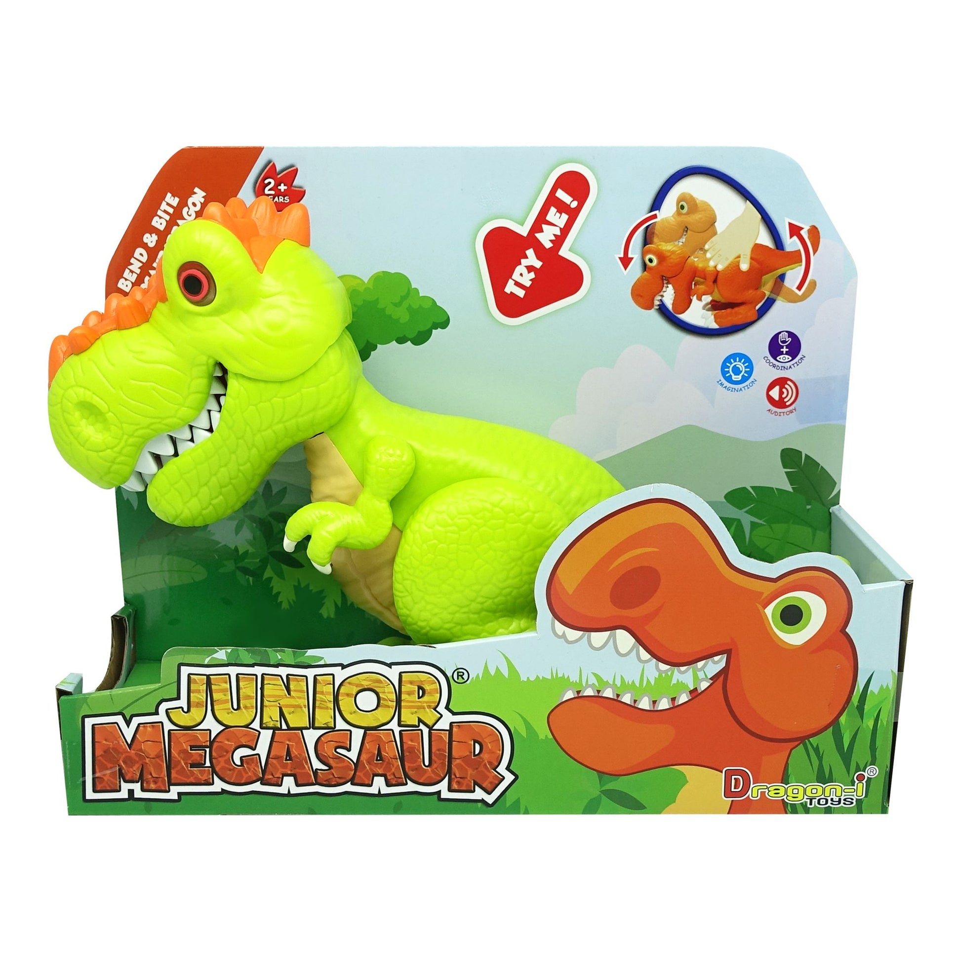 Junior Megasaur Bend & Bite Dino Assorted Styles - Toyworld Australia