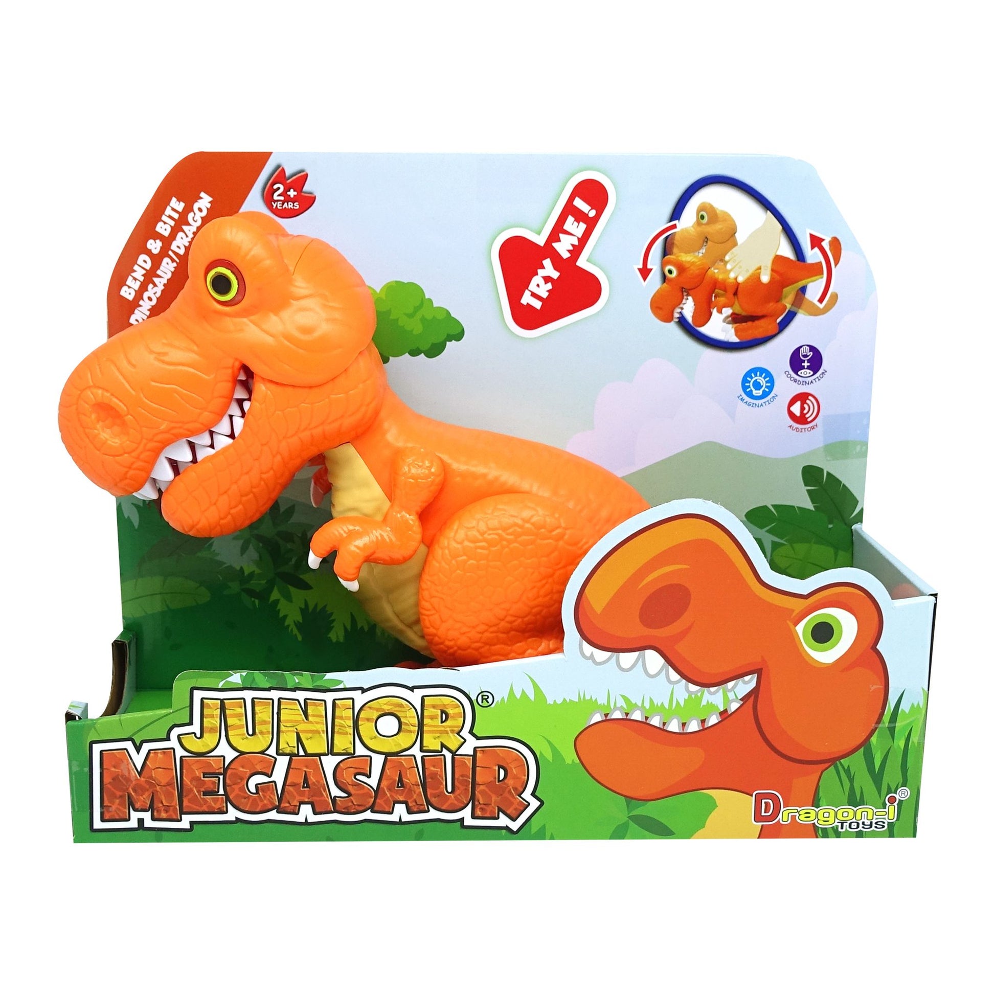 Junior Megasaur Bend & Bite Dino Assorted Styles - Toyworld Australia