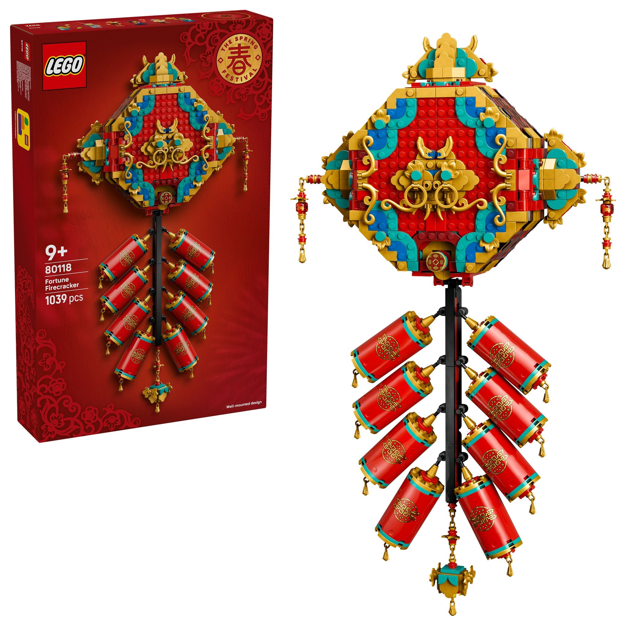 LEGO 80118 Chinese Festivals Spring Festival Fortune Firecracker ...