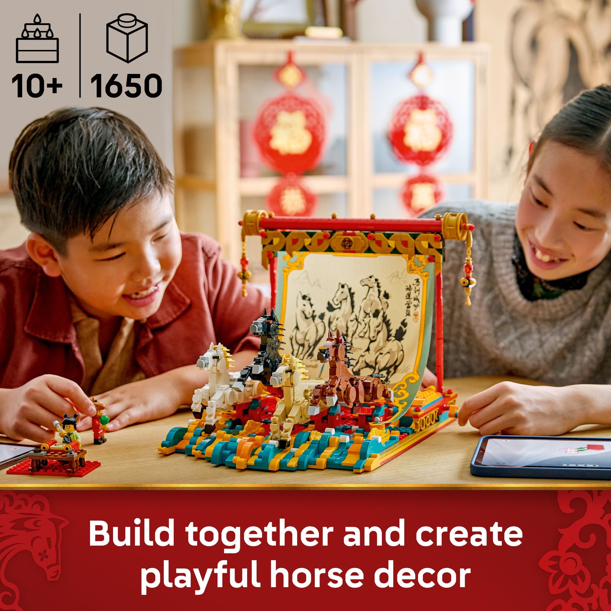 LEGO 80119 Chinese Festivals Spring Festival Galloping Horse Canvas