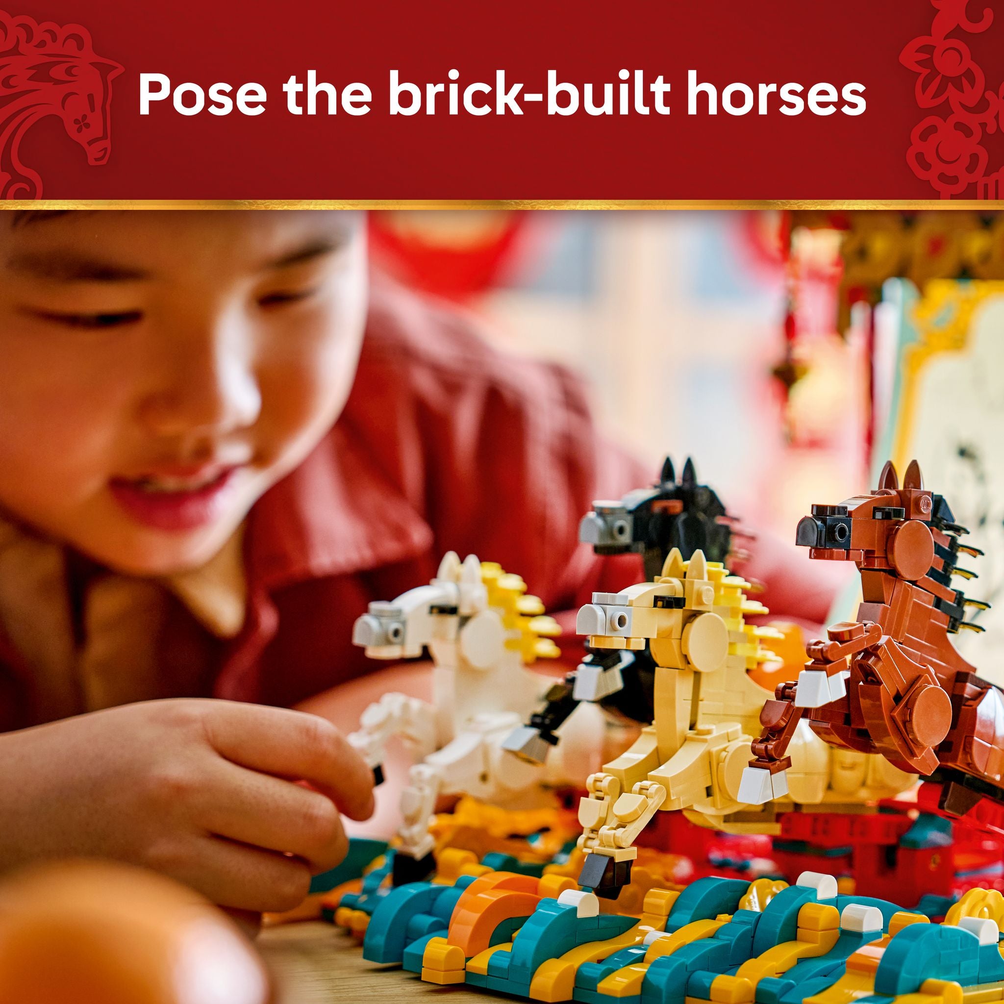 LEGO 80119 Chinese Festivals Spring Festival Galloping Horse Canvas
