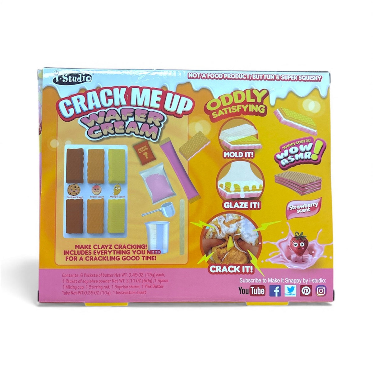 Crack Me Up Squish Slime Wafer Cream
