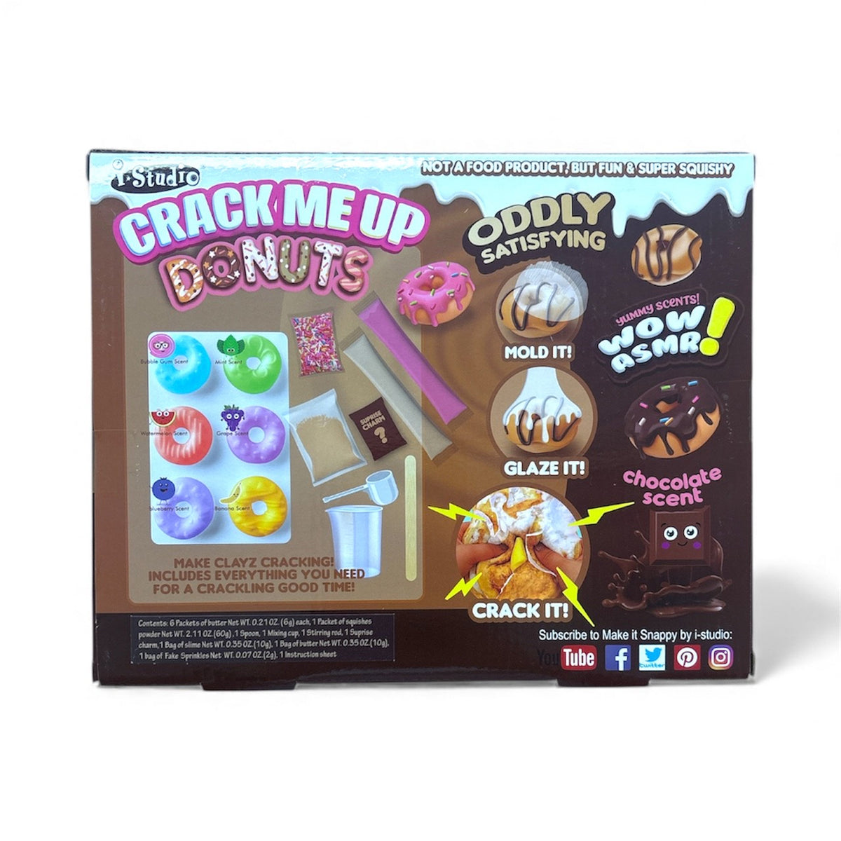 Crack Me Up Squish Slime Donuts