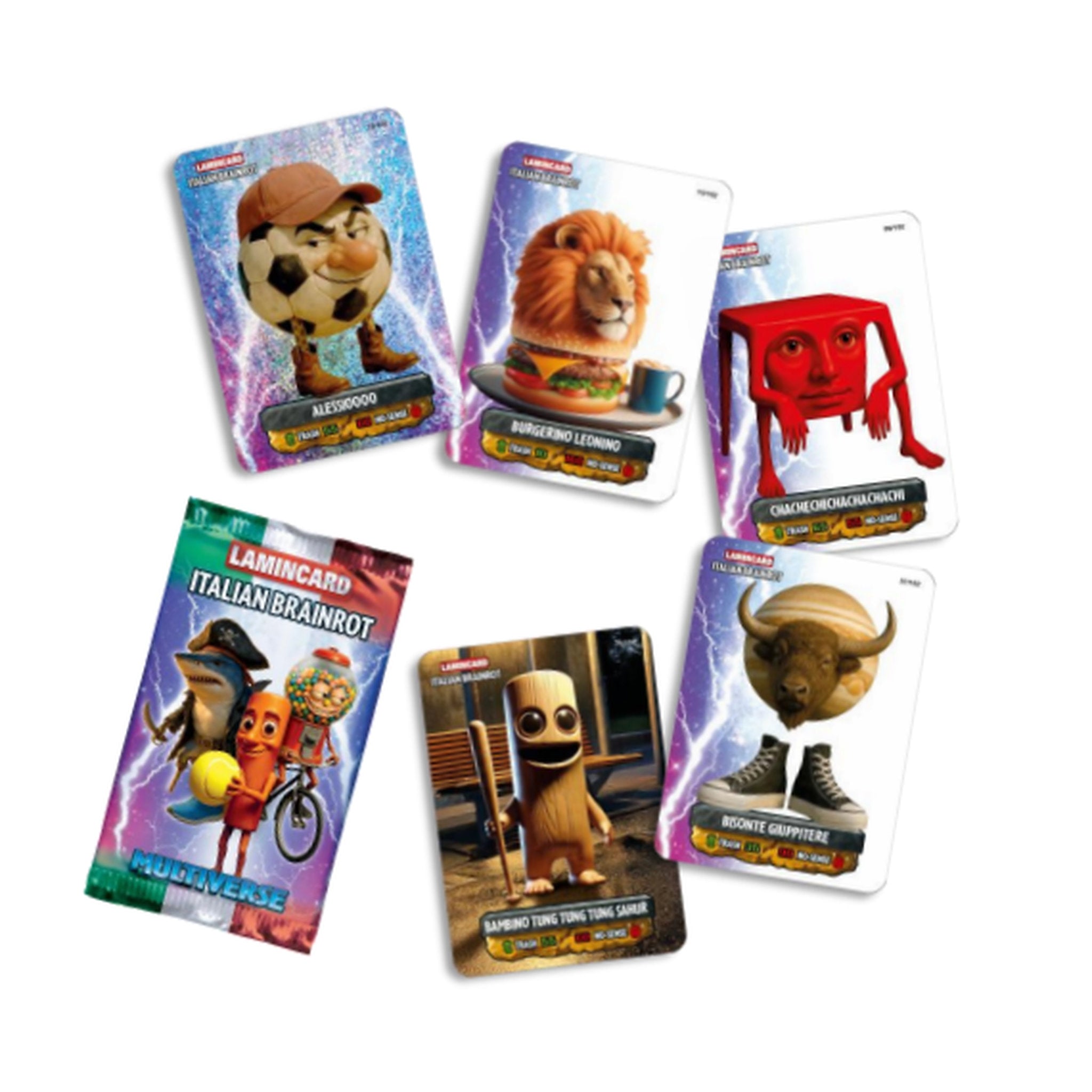 Italian Brainrot Lamincards - Multiverse