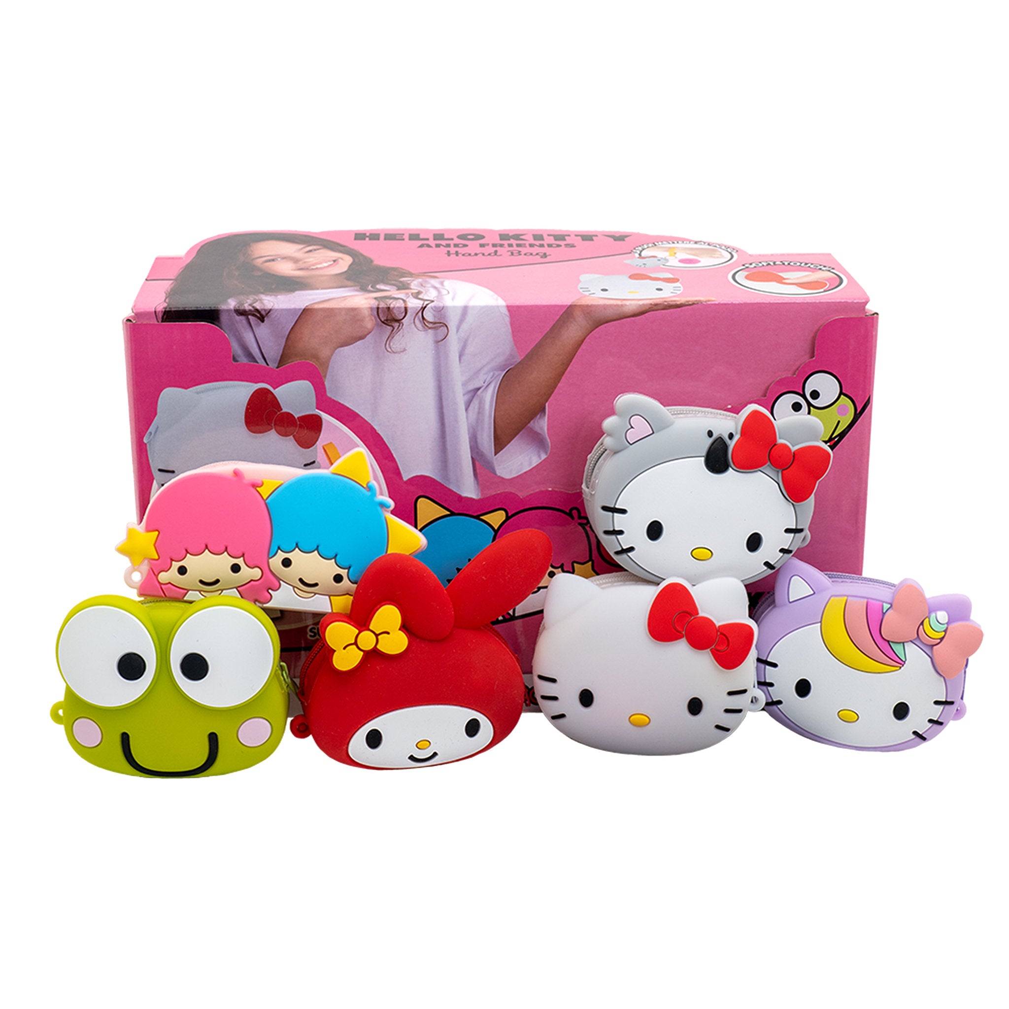 Hello Kitty Purse with Keyring Assorted Styles