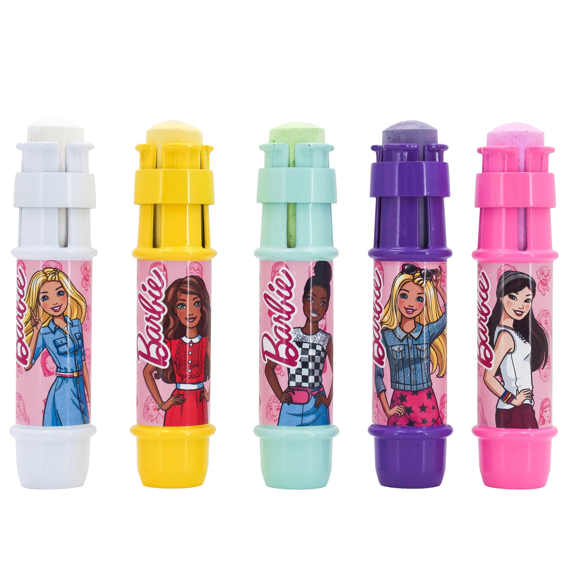 Sunny Days Barbie Chalk Holders 5 Pack