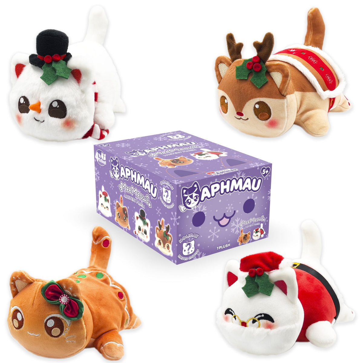 Aphmau Mystery MeeMeows 6 Inch Plush - Christmas