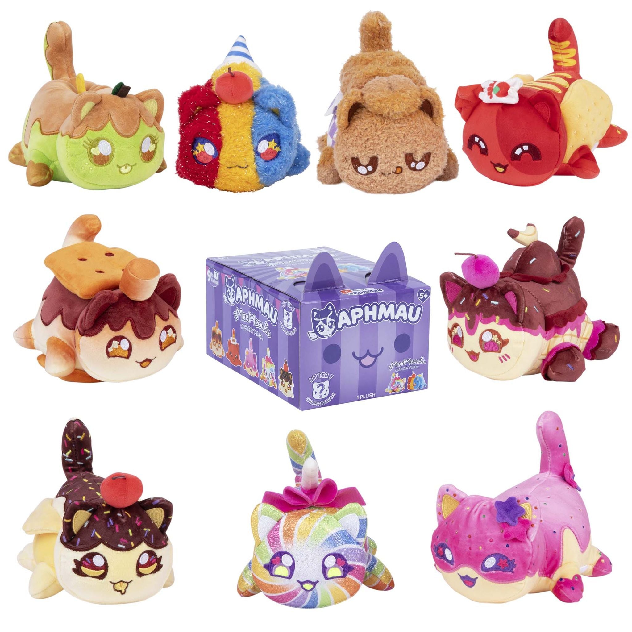 Aphmau Mystery MeeMeows 6 Inch Plush Series 7 - Carnival Treats