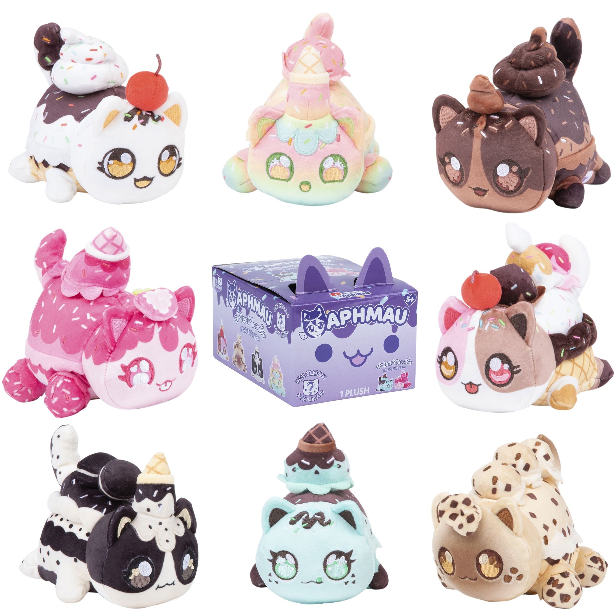 Aphmau Mystery MeeMeows 6 Inch Plush - Ice Cream