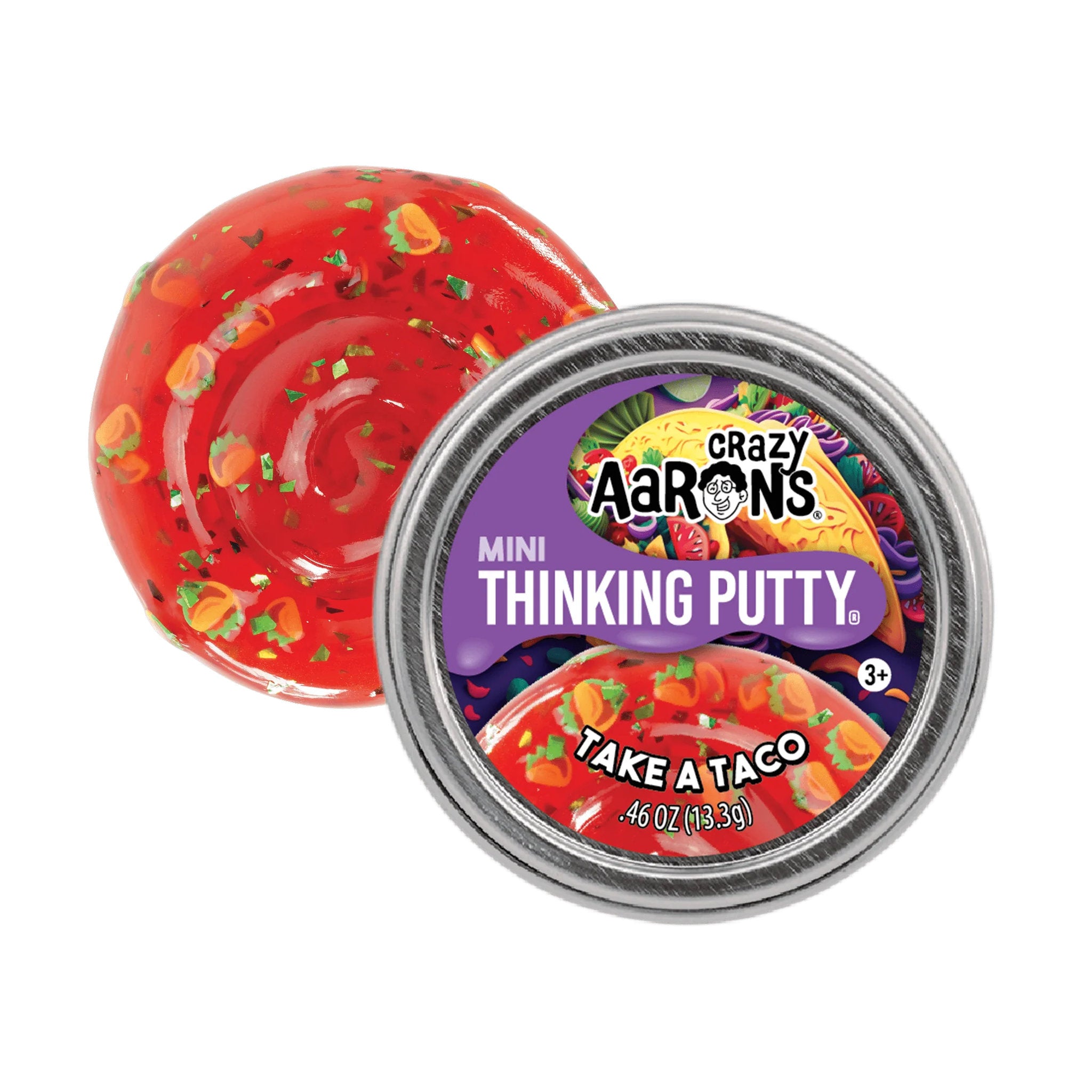 Crazy Aaron's Thinking Putty Mini Tin - Take a Taco