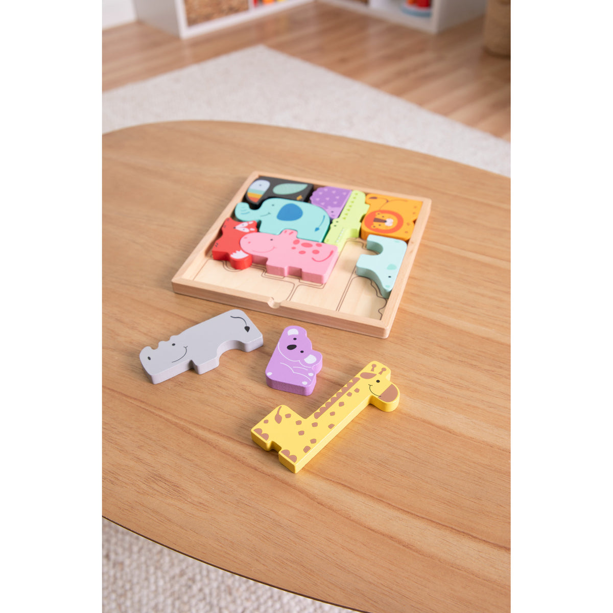 Fat Brain Toys Animal Block Puzzle