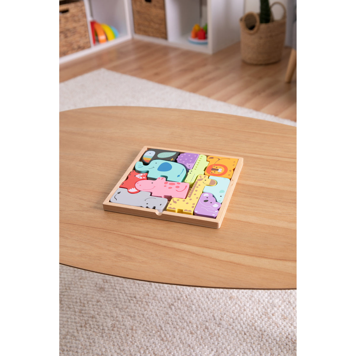 Fat Brain Toys Animal Block Puzzle