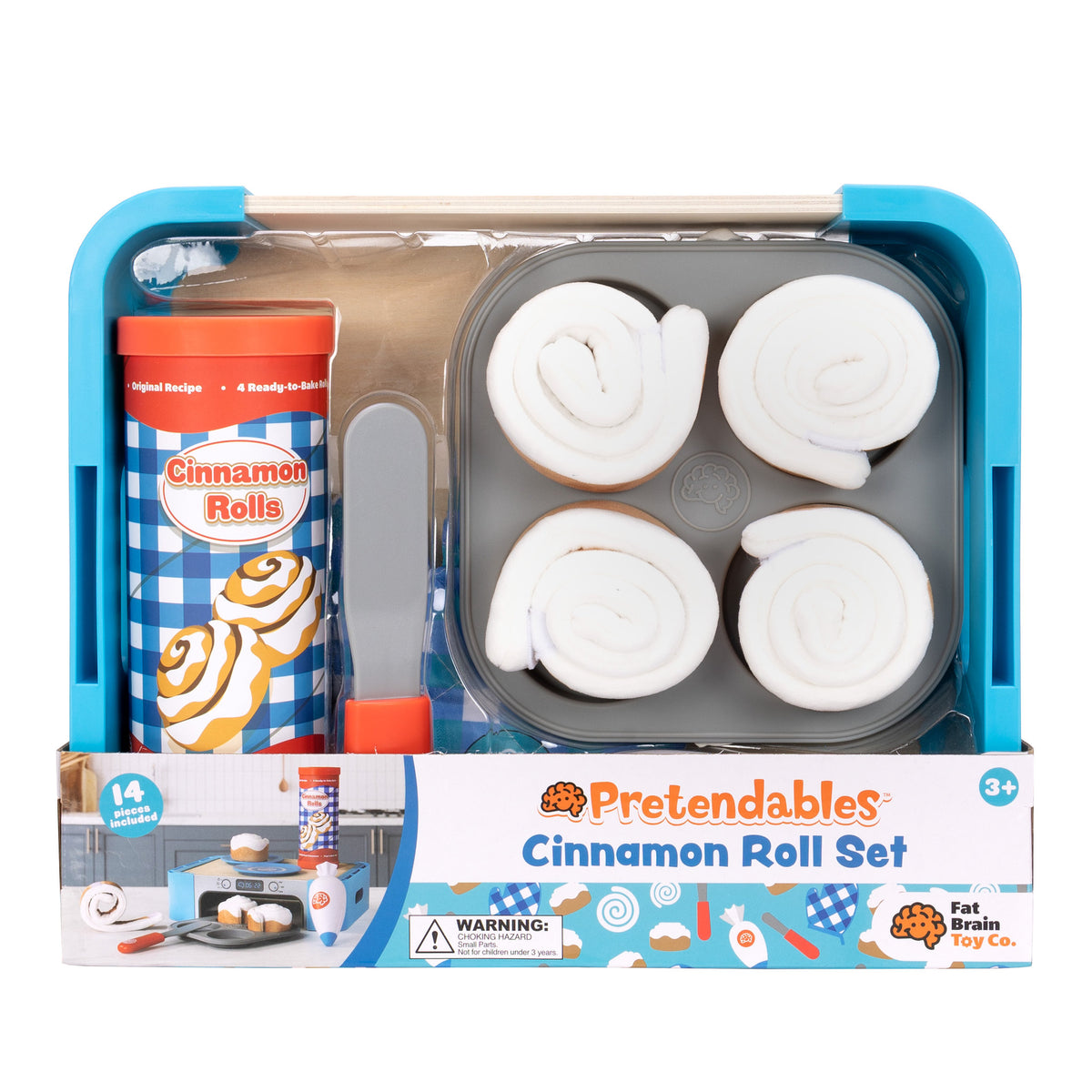 Fat Brain Toys Pretendables Cinnamon Roll Play Set