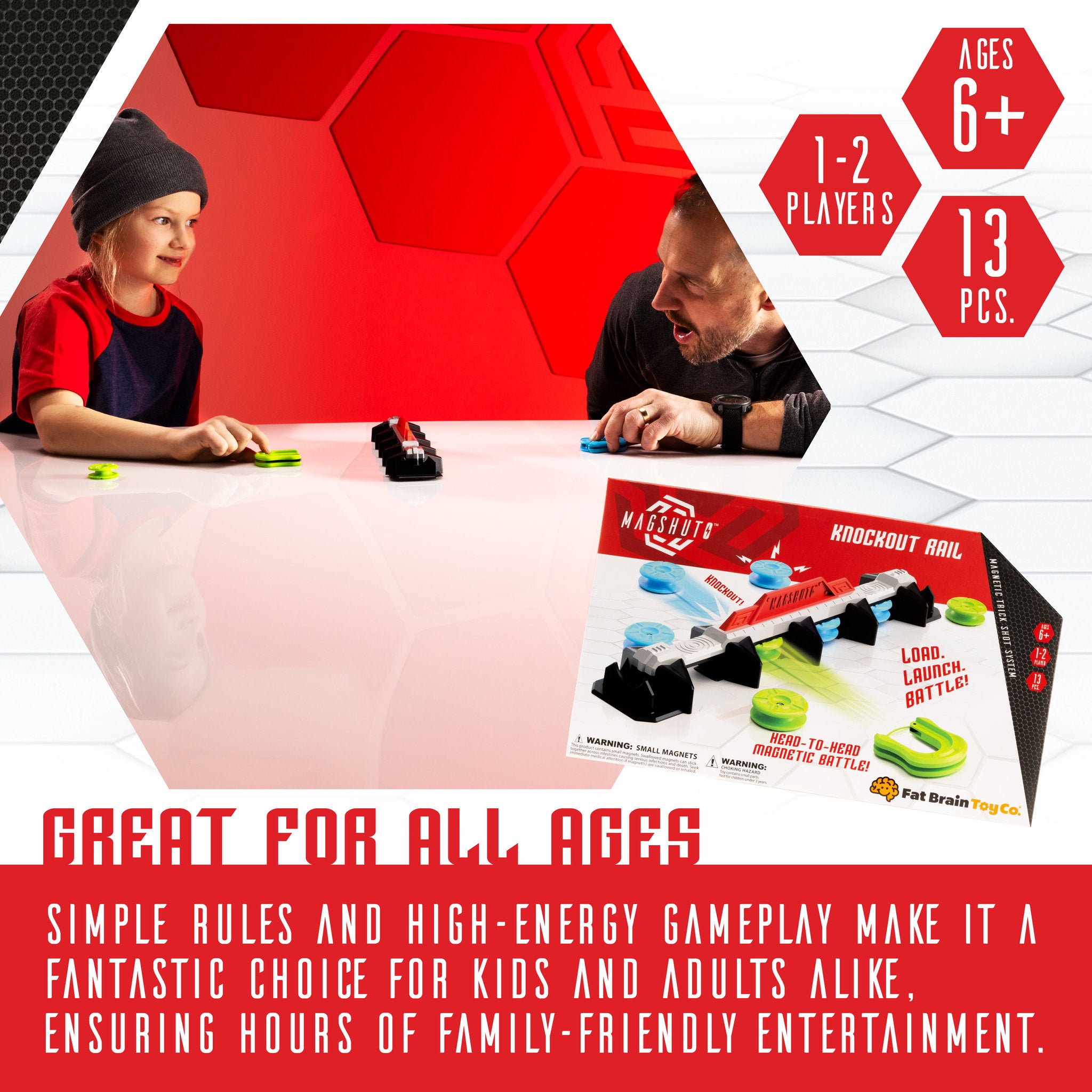 Fat Brain Toys Magshuto Knockout Rail