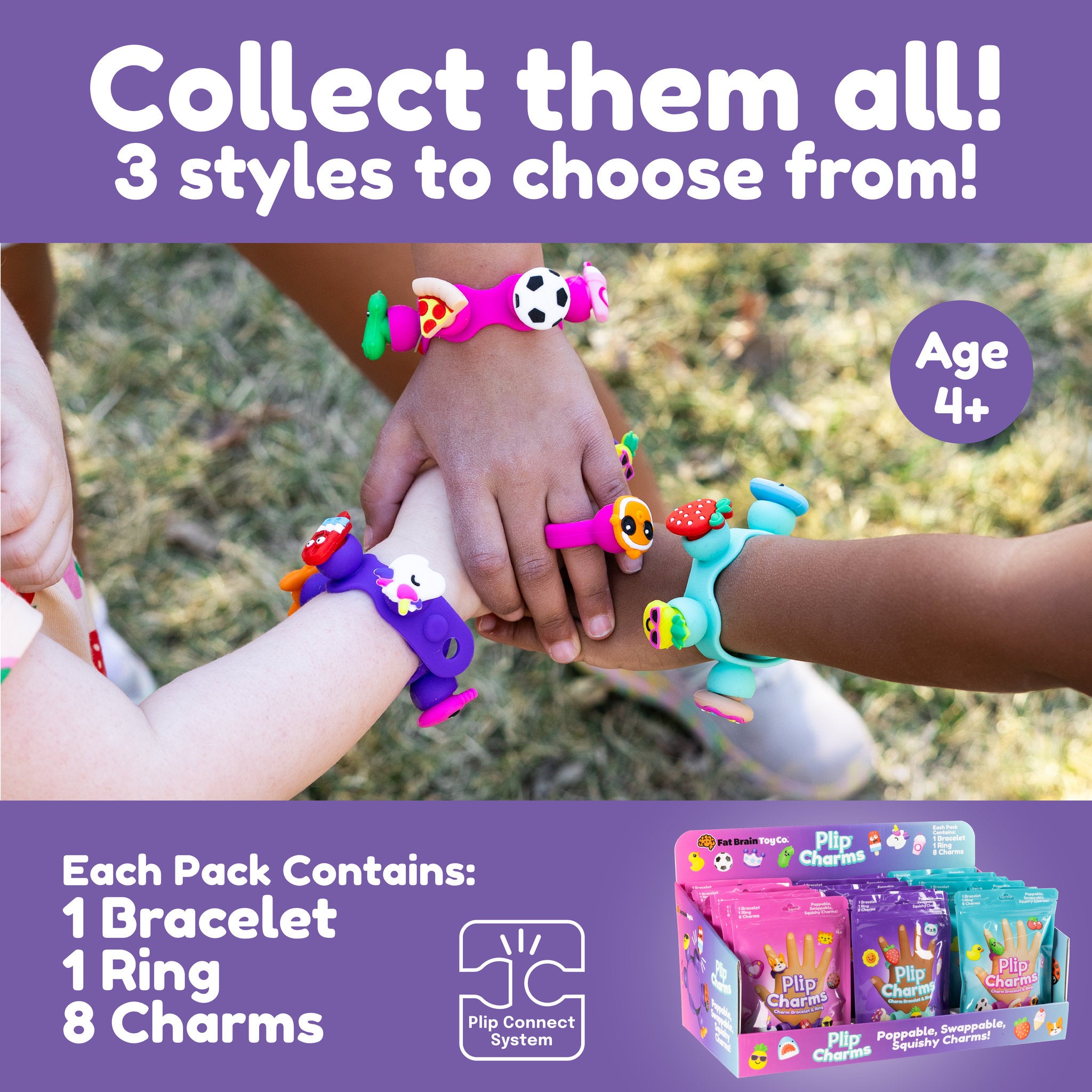 Fat Brain Toys Plip Charms - Teal