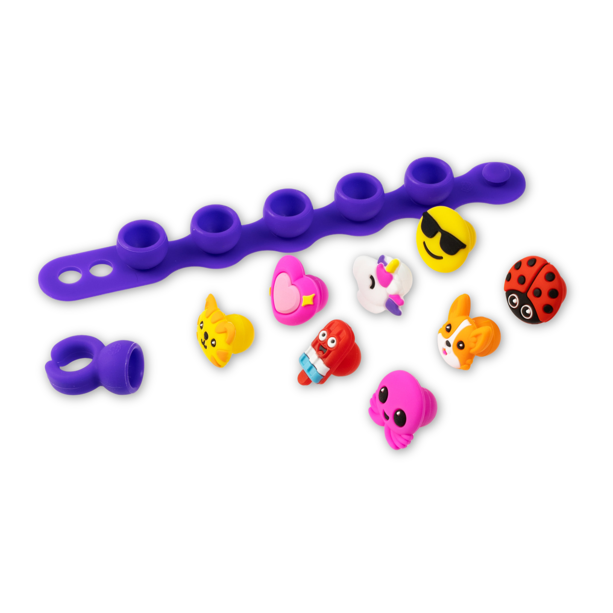 Fat Brain Toys Plip Charms - Purple