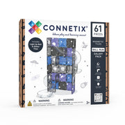 CONNETIX Magnetic Tiles 61 Piece - Ball Run Galaxy Pack