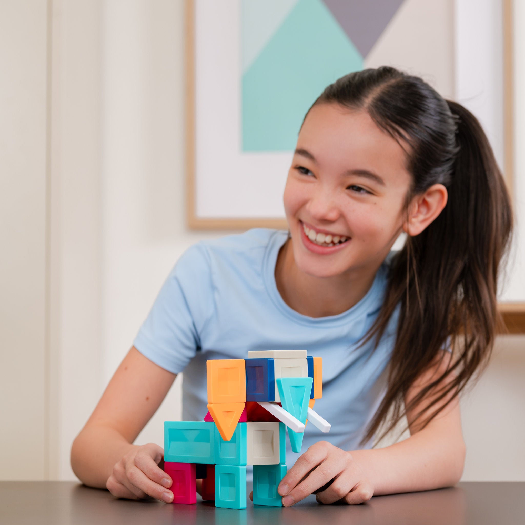 CONNETIX Pro Magnetic Tiles 30 Piece - Build it 4 Ways Animal