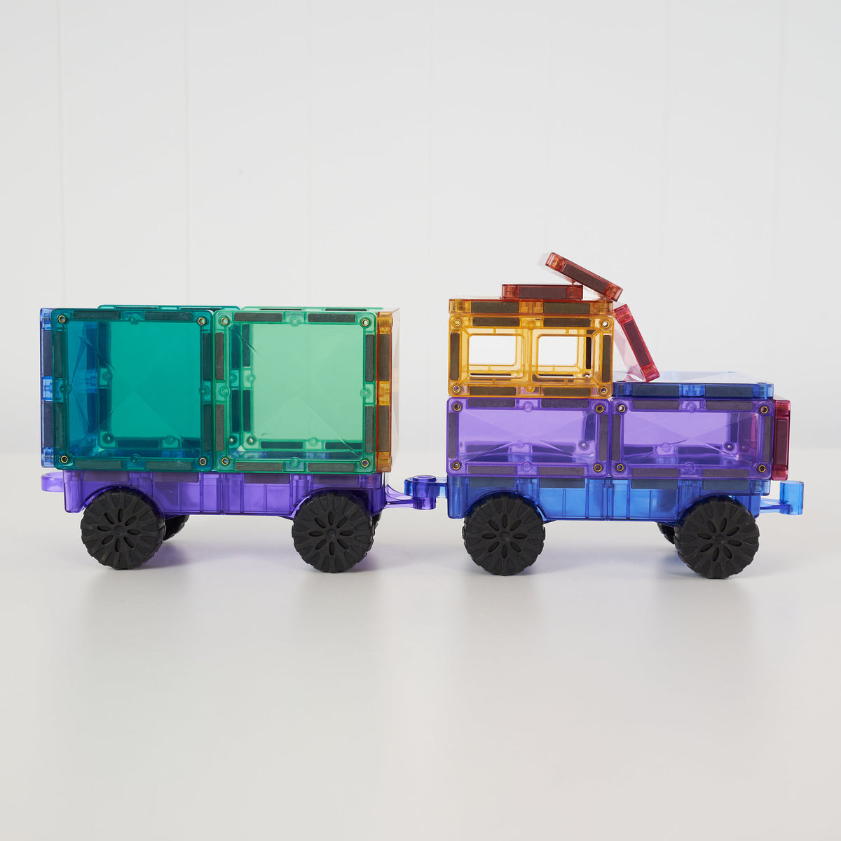 CONNETIX Magnetic Tiles 26 Piece - Pastel Motion Pack