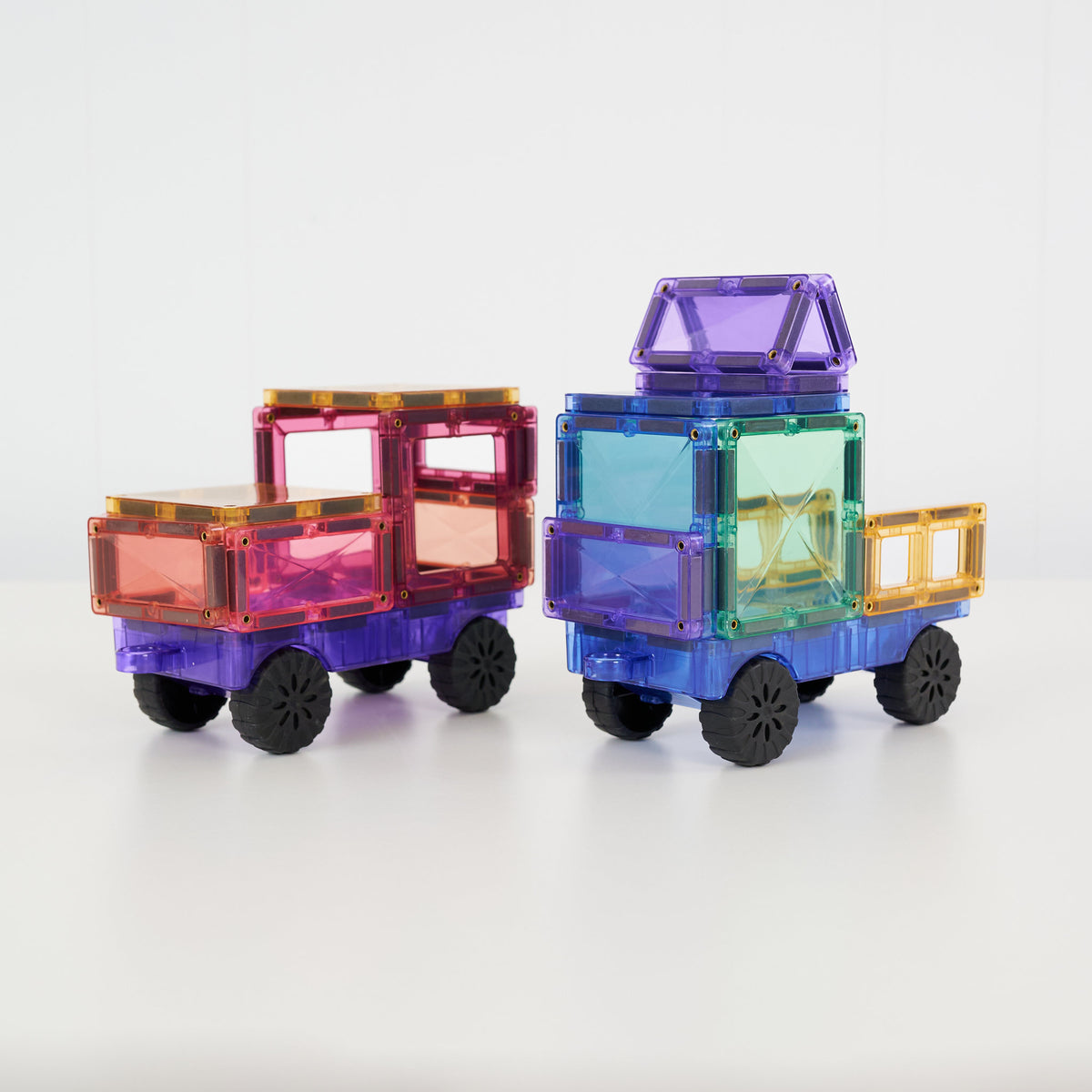 CONNETIX Magnetic Tiles 26 Piece - Pastel Motion Pack