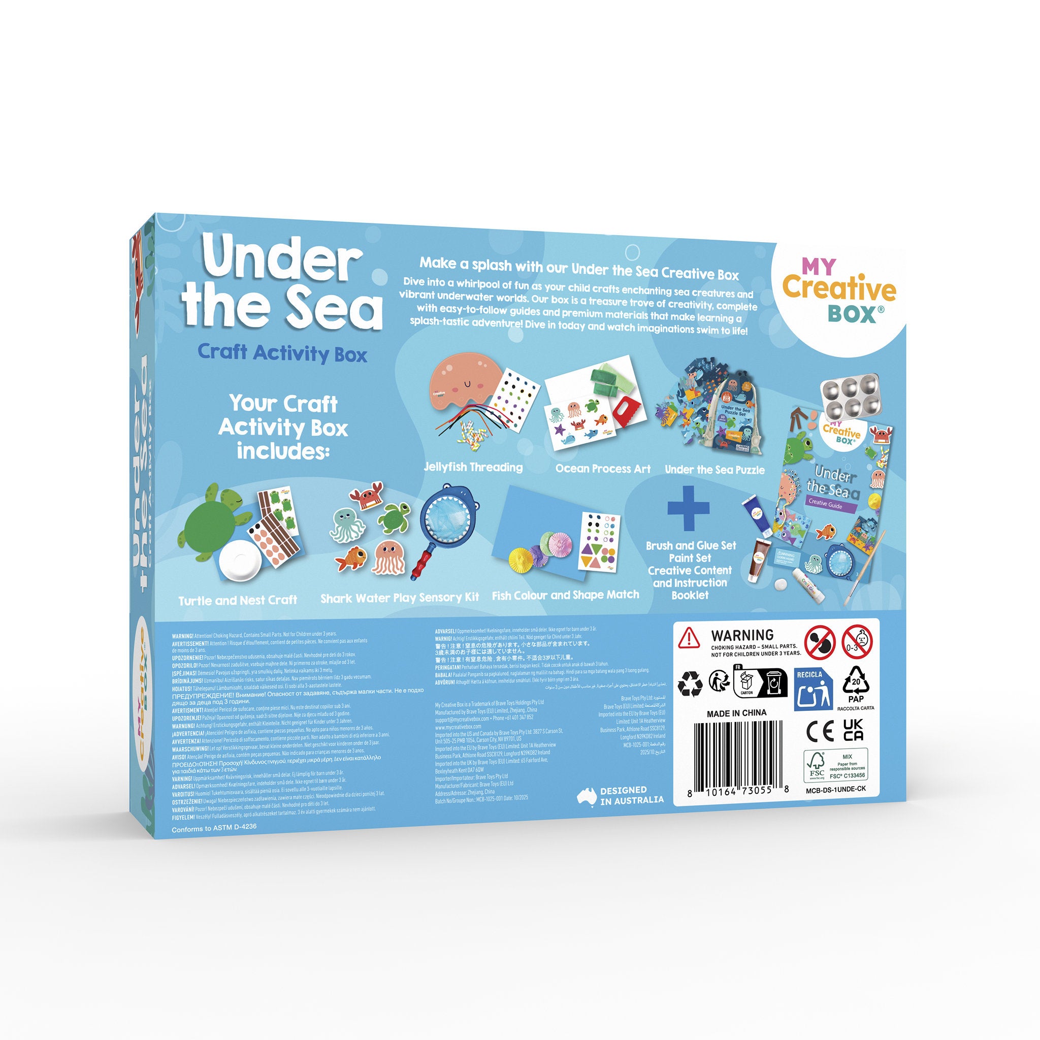 My Creative Box Craft Activity Box - Under the Sea Kit
