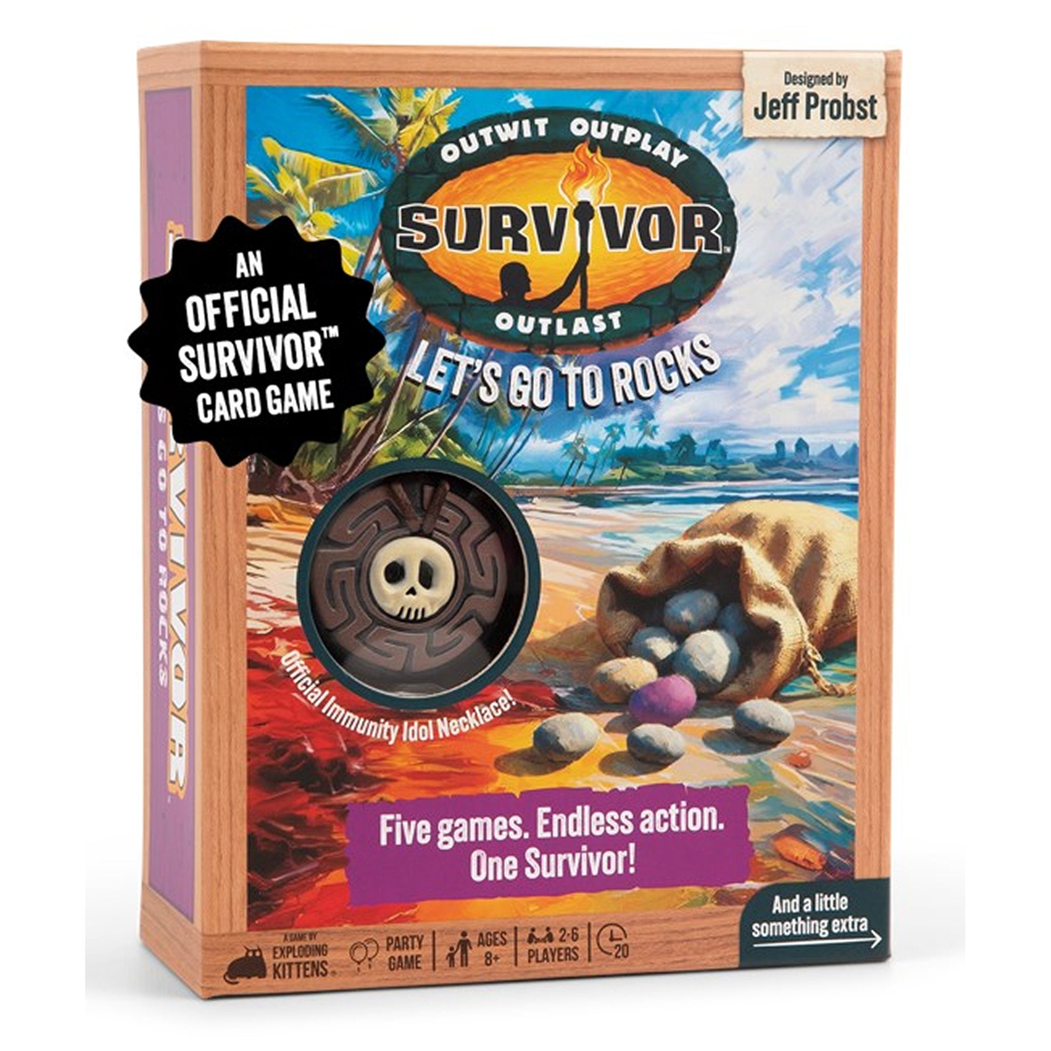 Survivor Let's Go To Rocks Card Game