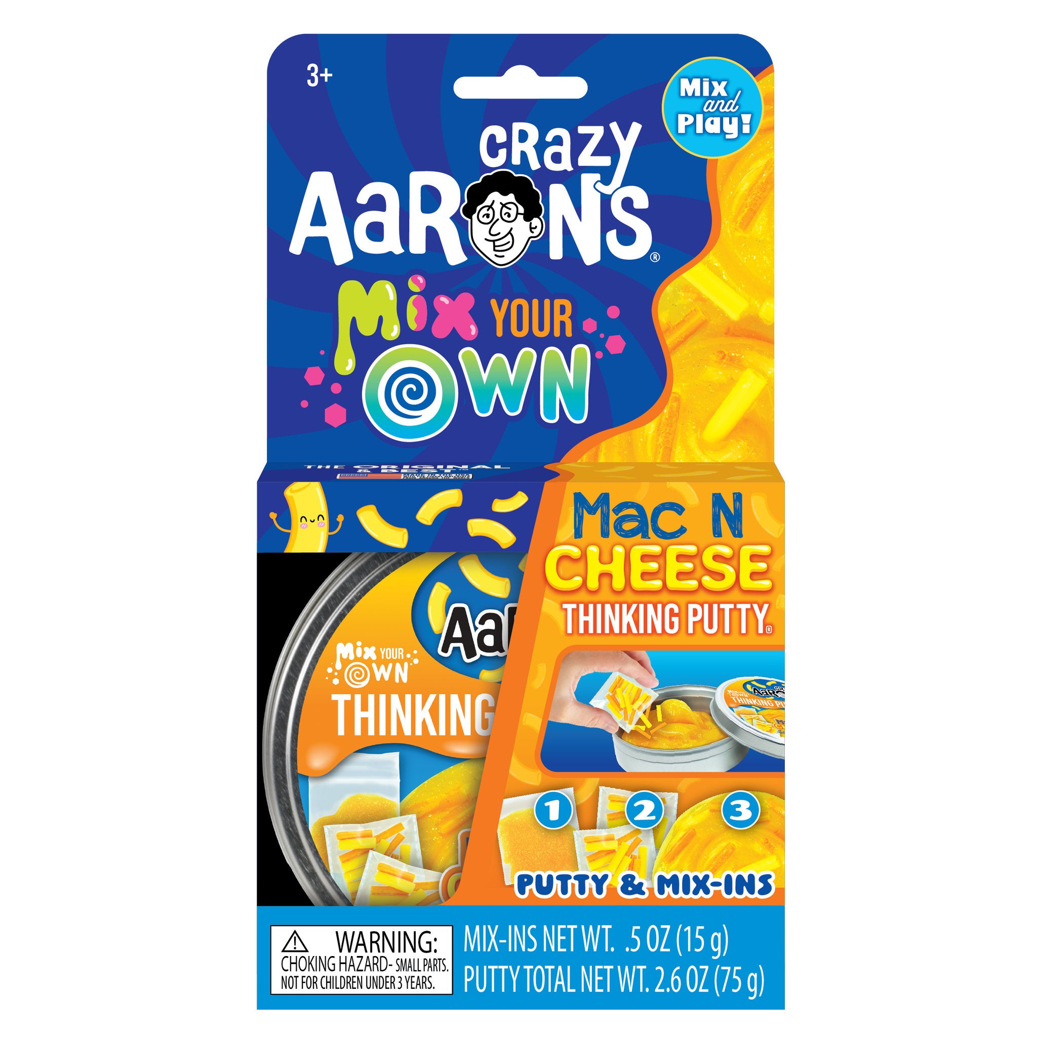 Crazy Aaron's Thinking Putty Mix It Mac n Cheese