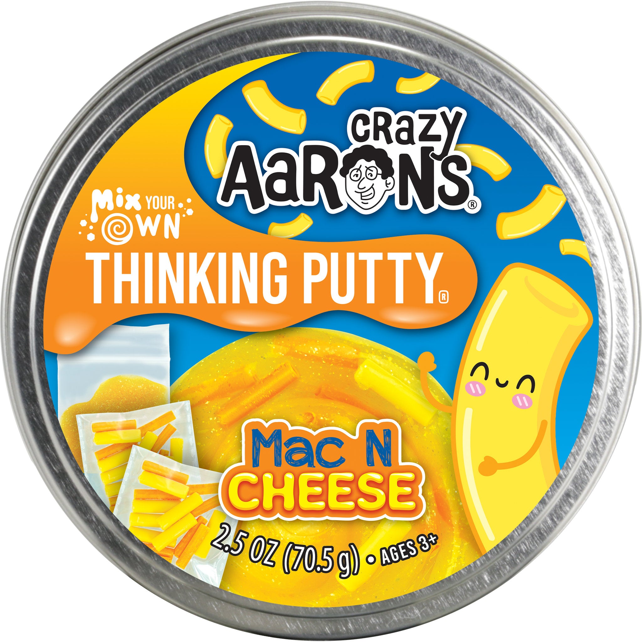 Crazy Aaron's Thinking Putty Mix It Mac n Cheese