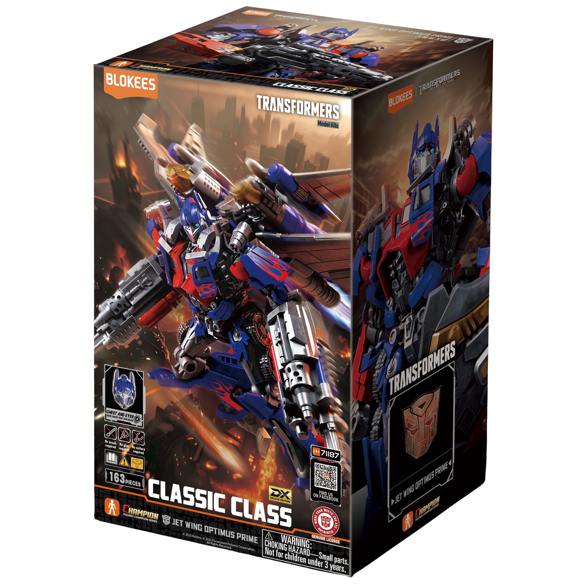Blokees Transformers Classic Class Model Kit - Jet Wing Optimus Prime