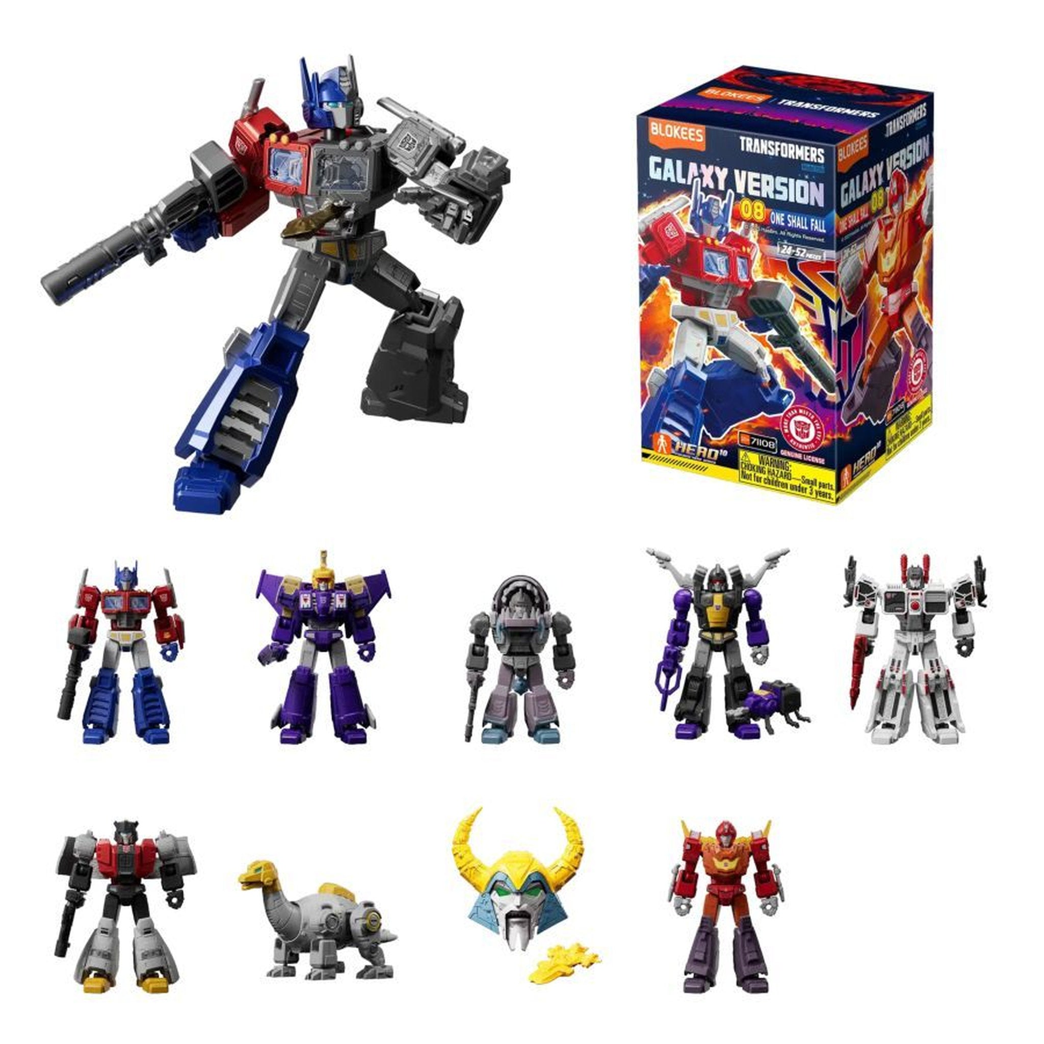 Blokees Transformers Galaxy One Shall Fall Blind Box Model Kit