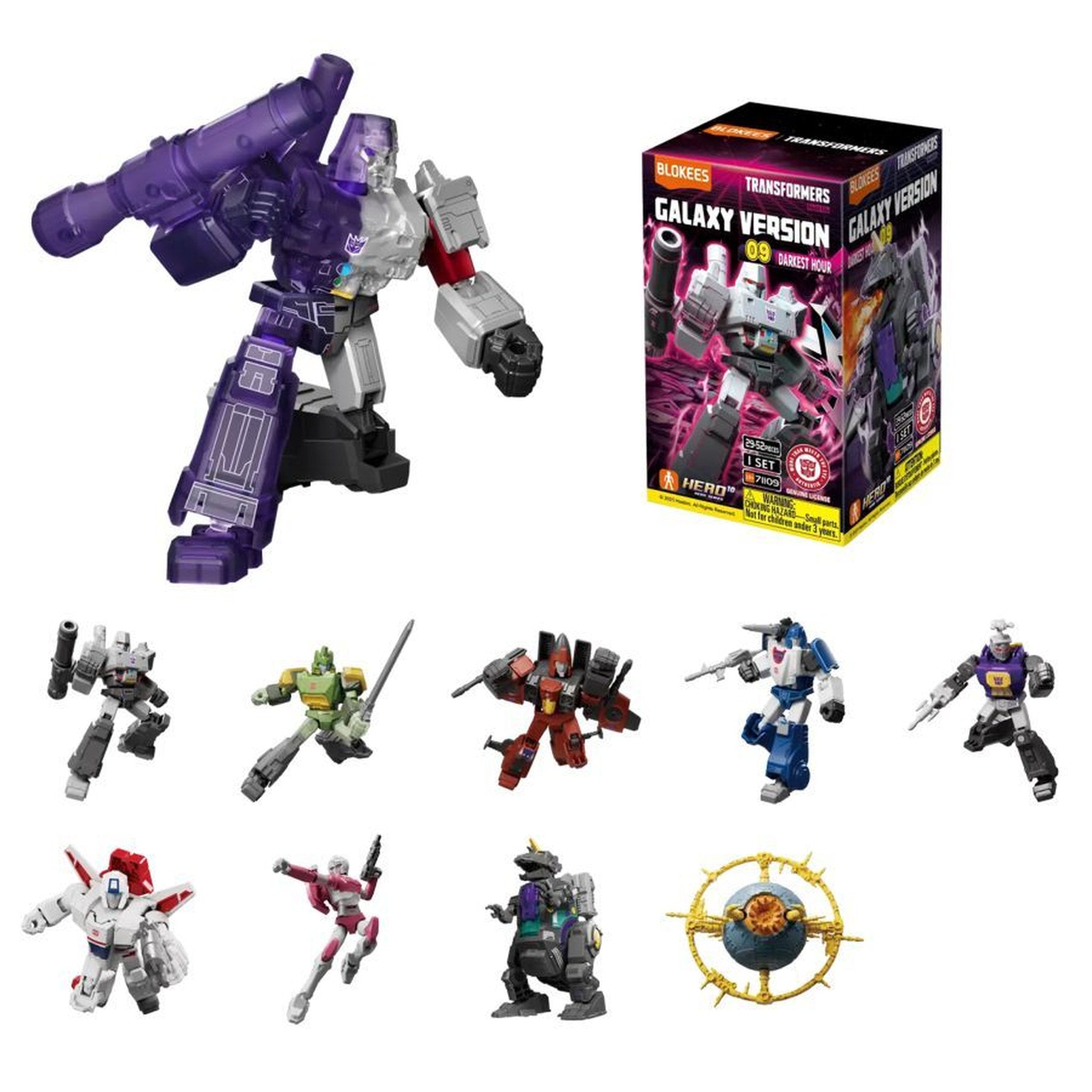 Blokees Transformers Galaxy Version 09 Darkest Hour Model Kit Blind Box