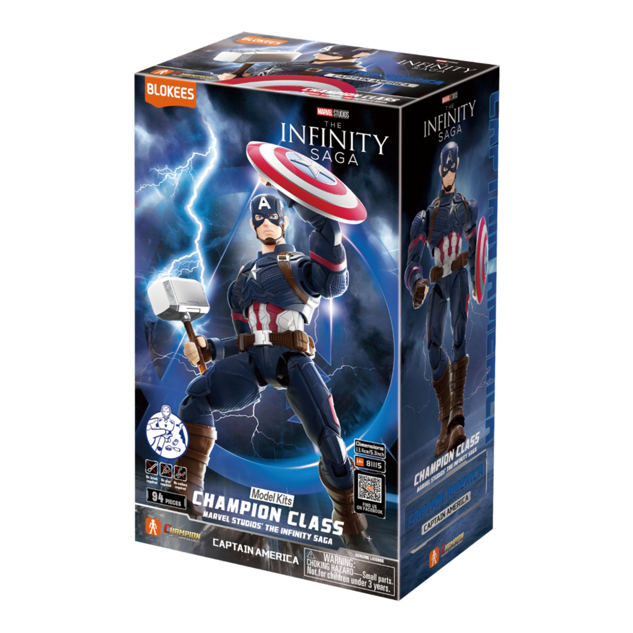 Blokees Marvel Infinity Saga - Captain America Champion Class 03 Model Kit